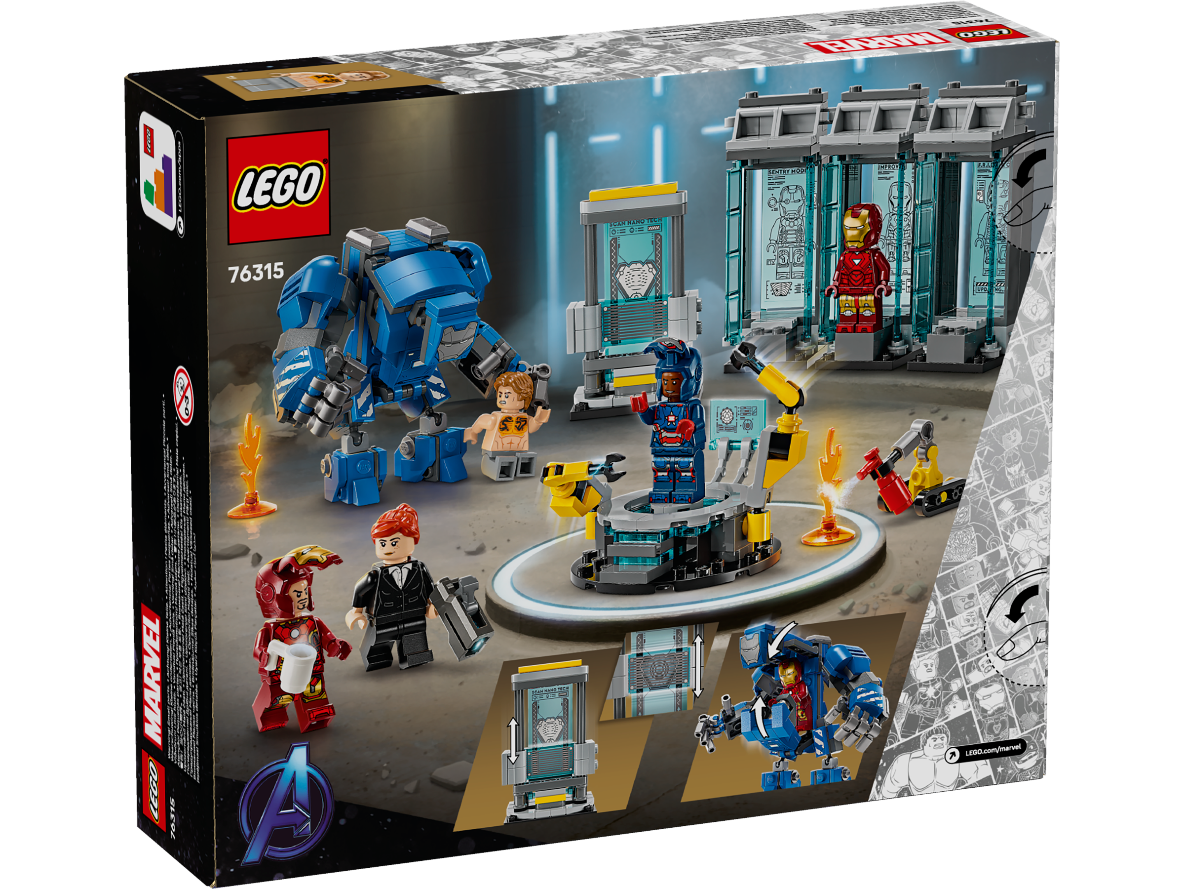 LEGO Marvel Iron Mans Labor 76315 - Bild 9