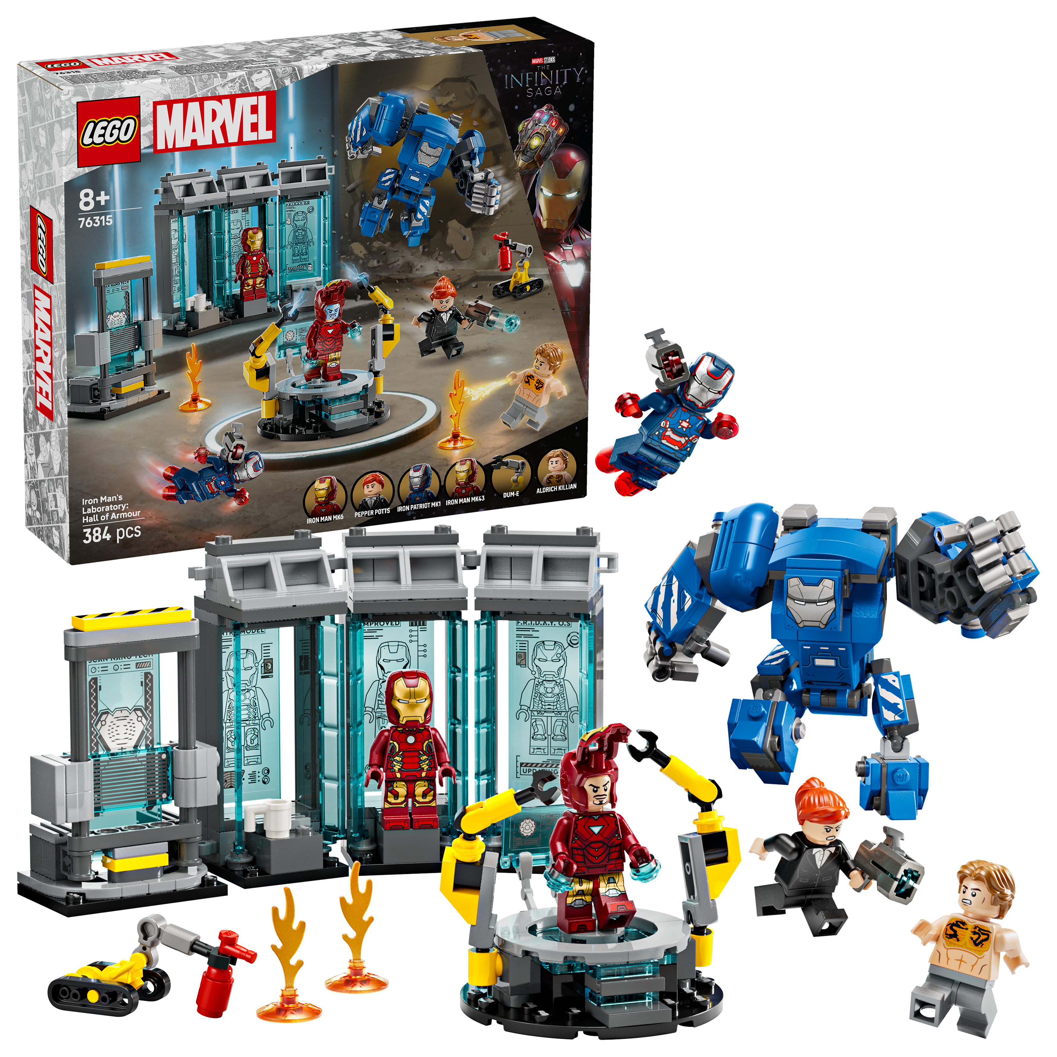 LEGO Marvel Iron Mans Labor 76315 - Bild 8