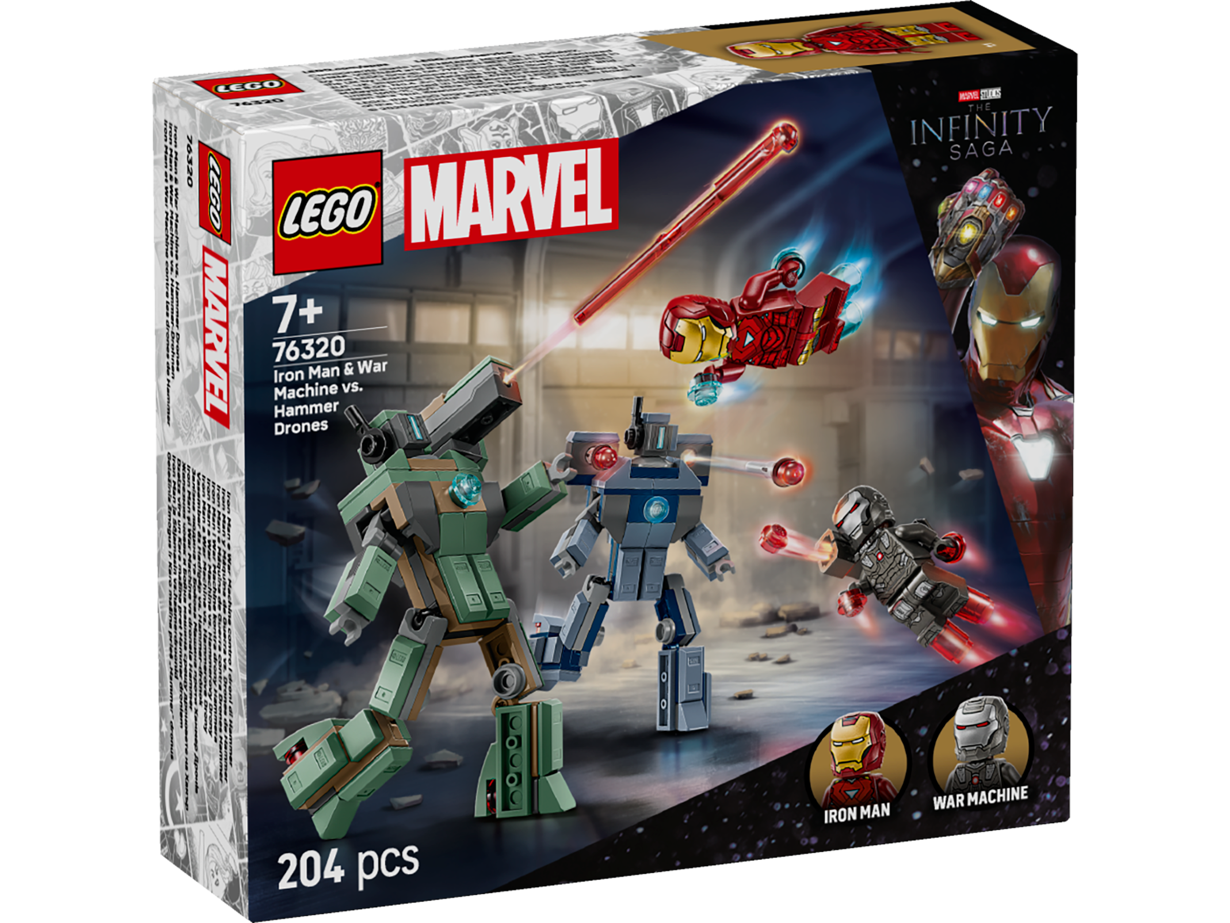 LEGO Marvel Iron Man & War Machine vs. Hammer-Drohnen 76320 - Bild 1