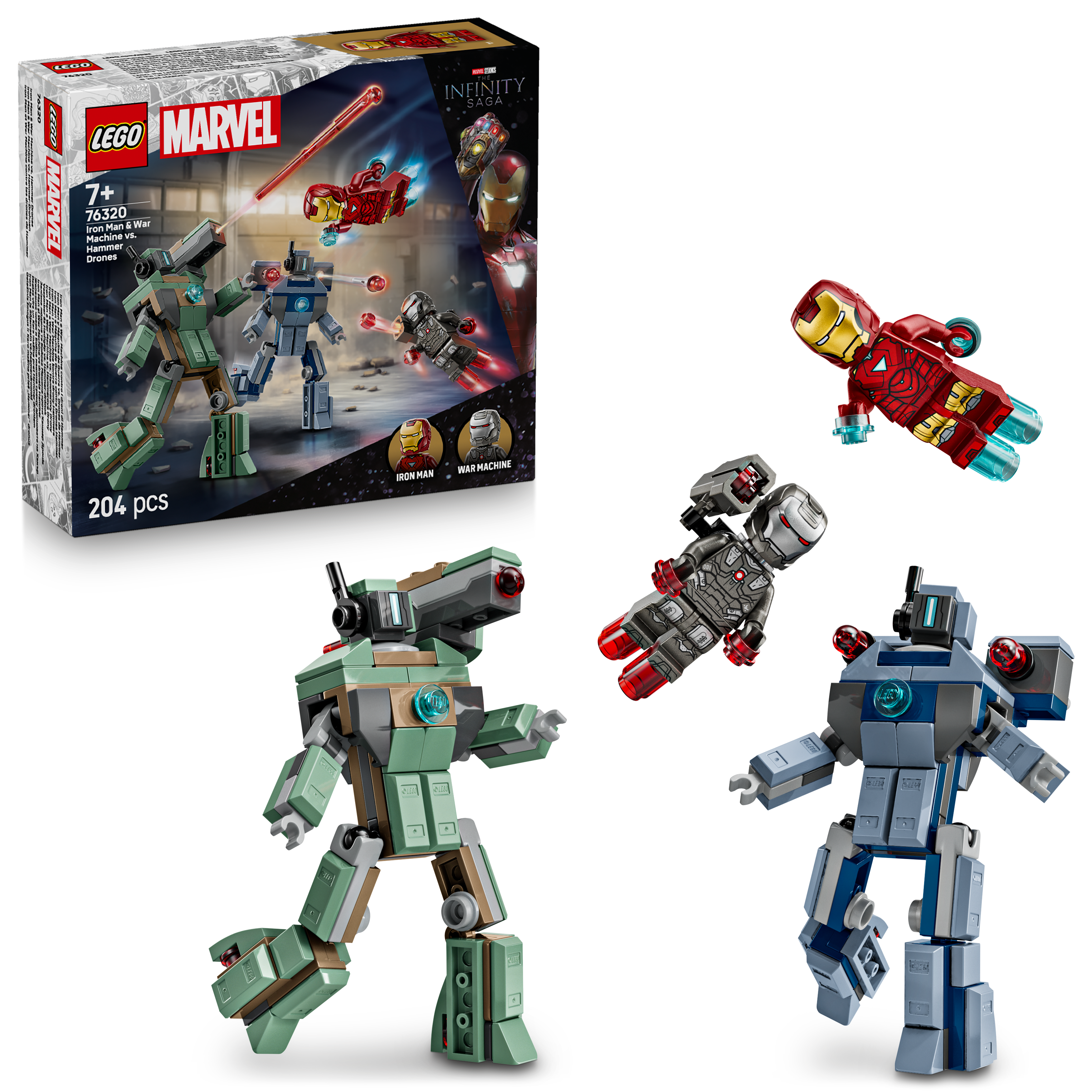 LEGO Marvel Iron Man & War Machine vs. Hammer-Drohnen 76320 - Bild 7