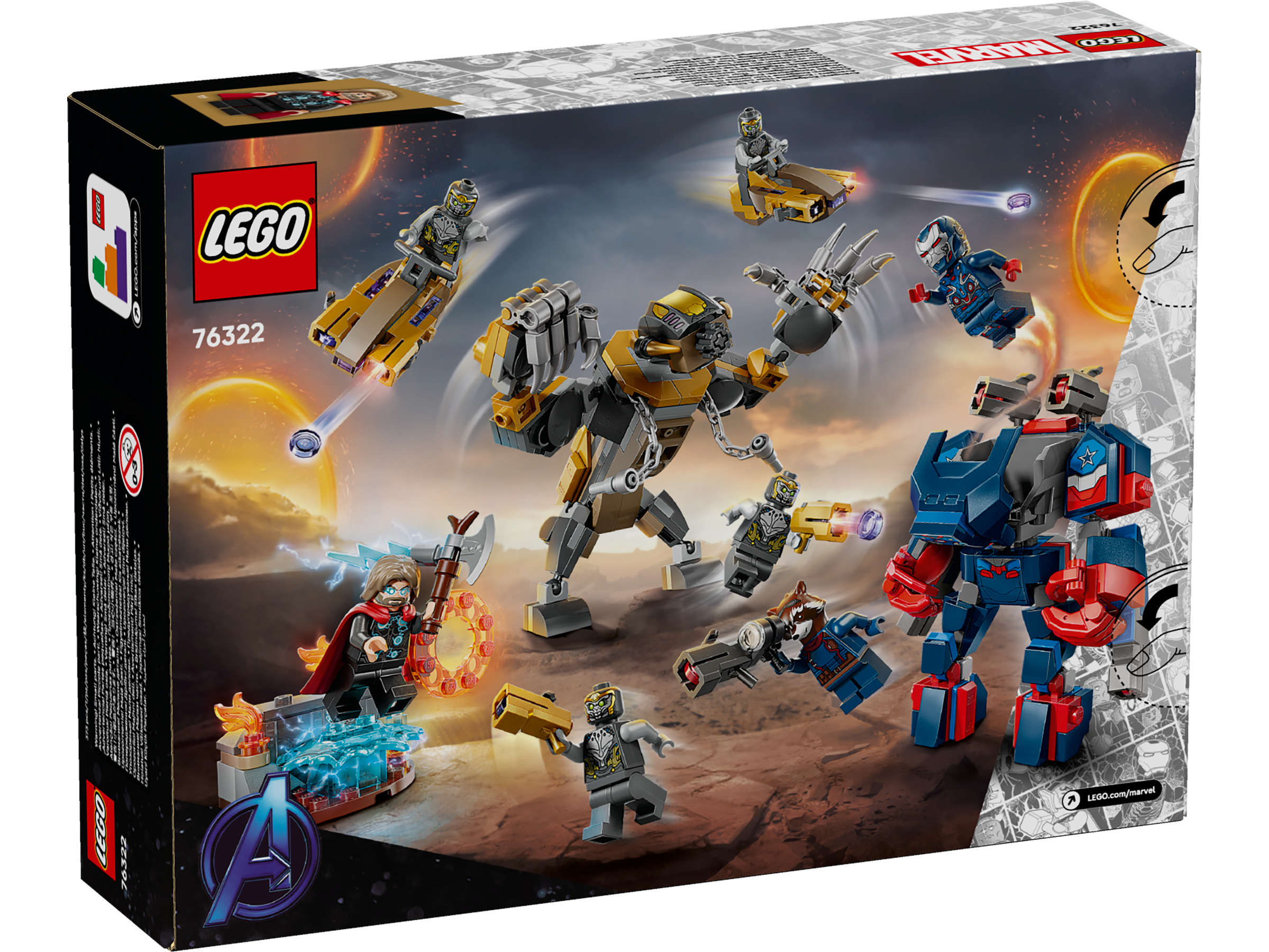 LEGO Marvel  Avengers: Endgame Thor vs. Chitauri 76322 - Bild 7