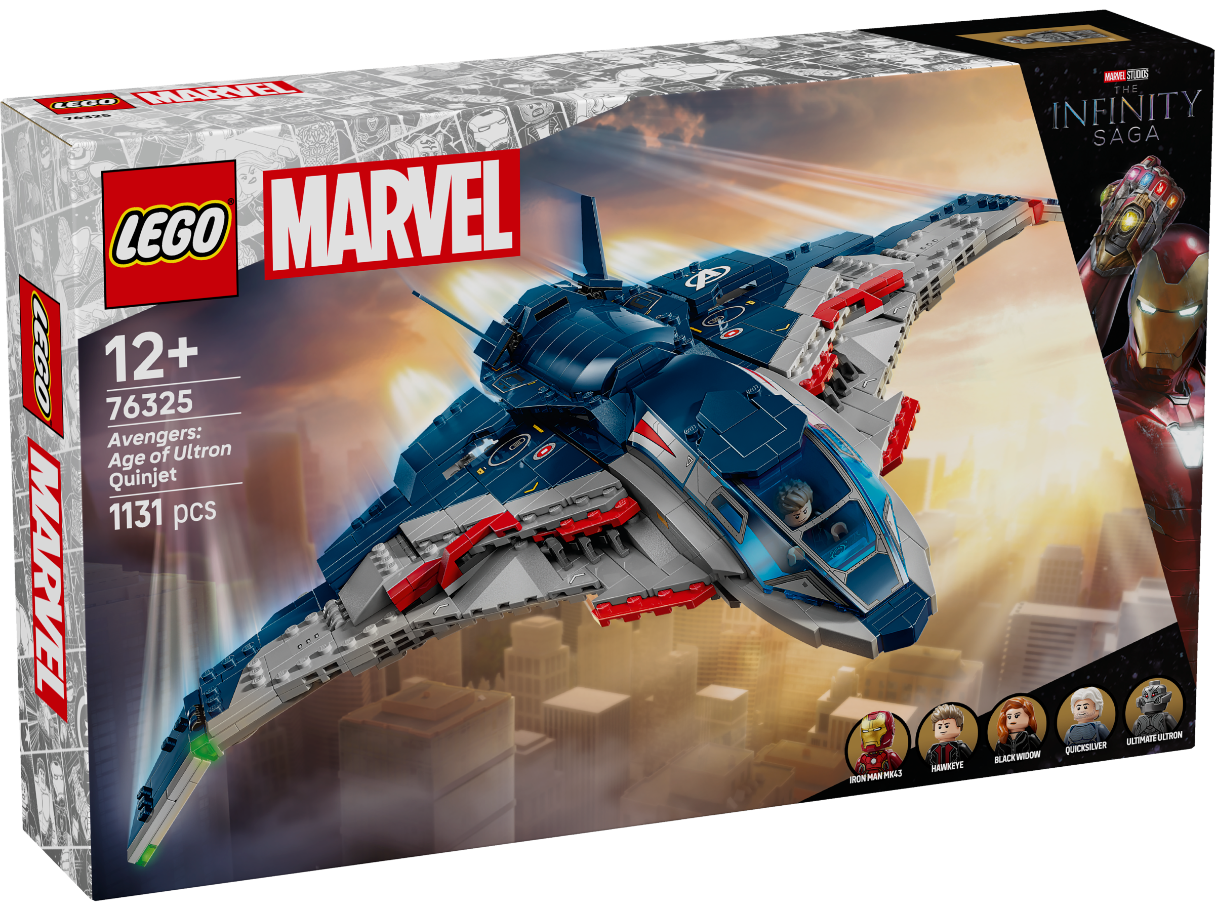 LEGO Marvel  Avengers: Age of Ultron Quinjet 76325 - Bild 1