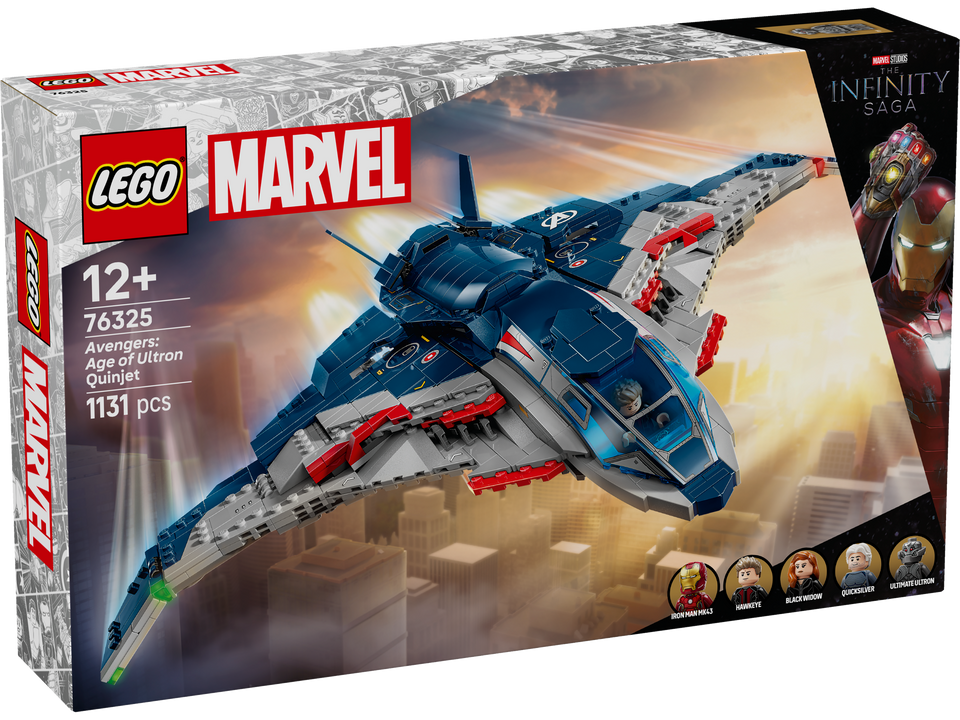 LEGO Marvel  Avengers: Age of Ultron Quinjet 76325