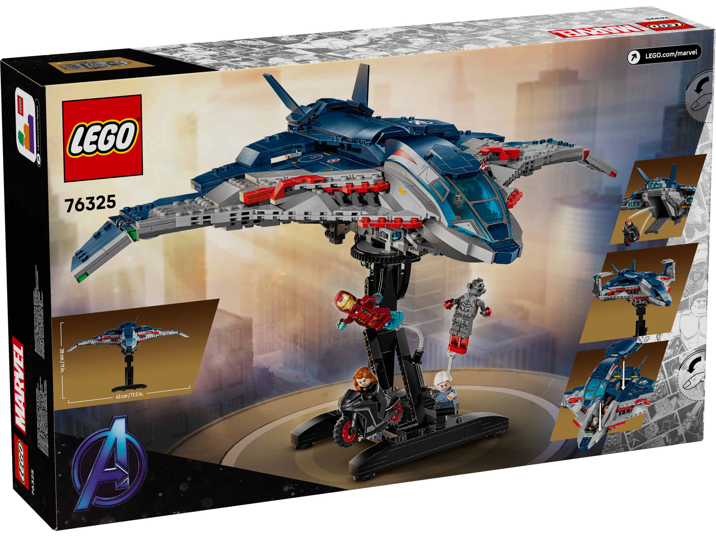LEGO Marvel  Avengers: Age of Ultron Quinjet 76325 - Bild 8
