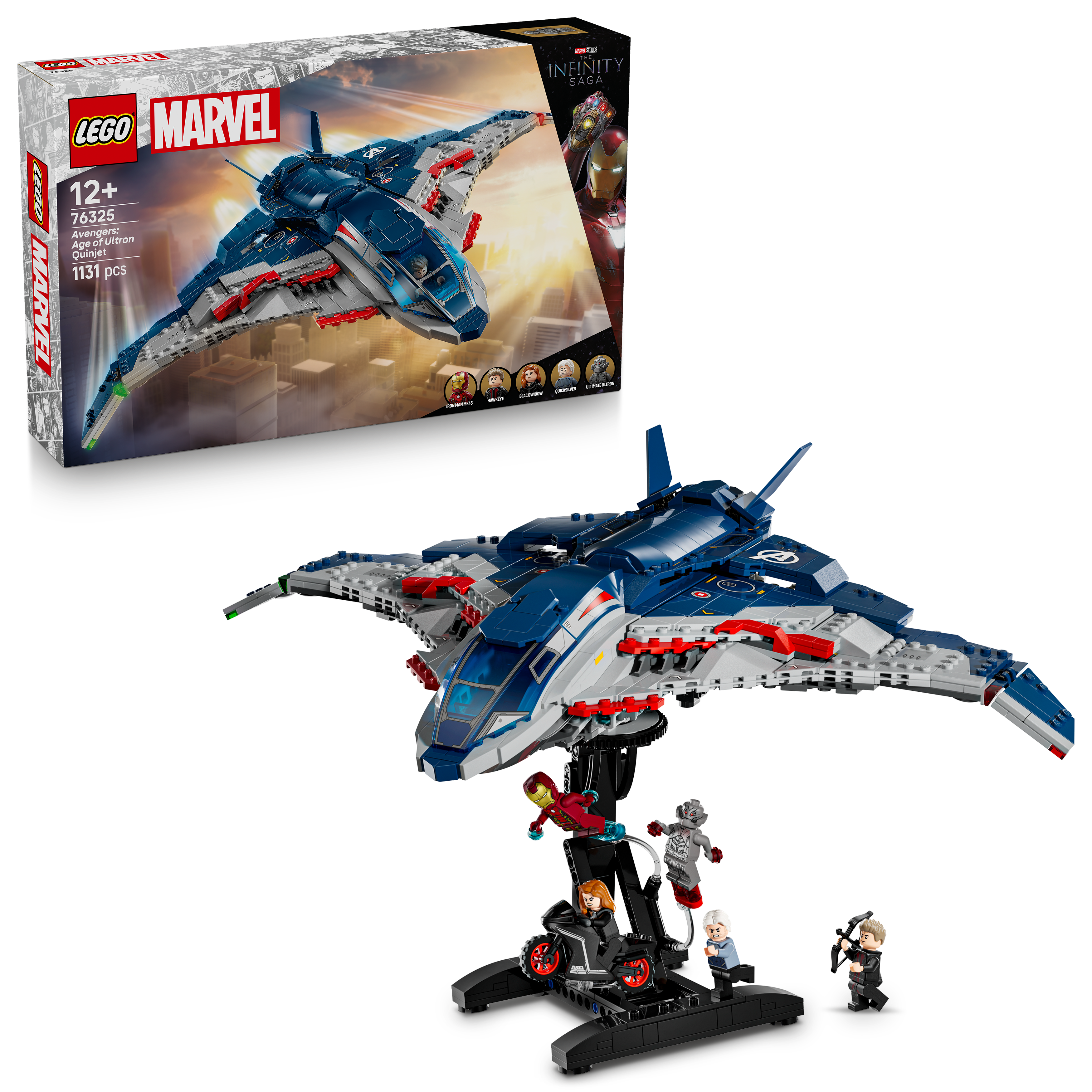 LEGO Marvel  Avengers: Age of Ultron Quinjet 76325 - Bild 7