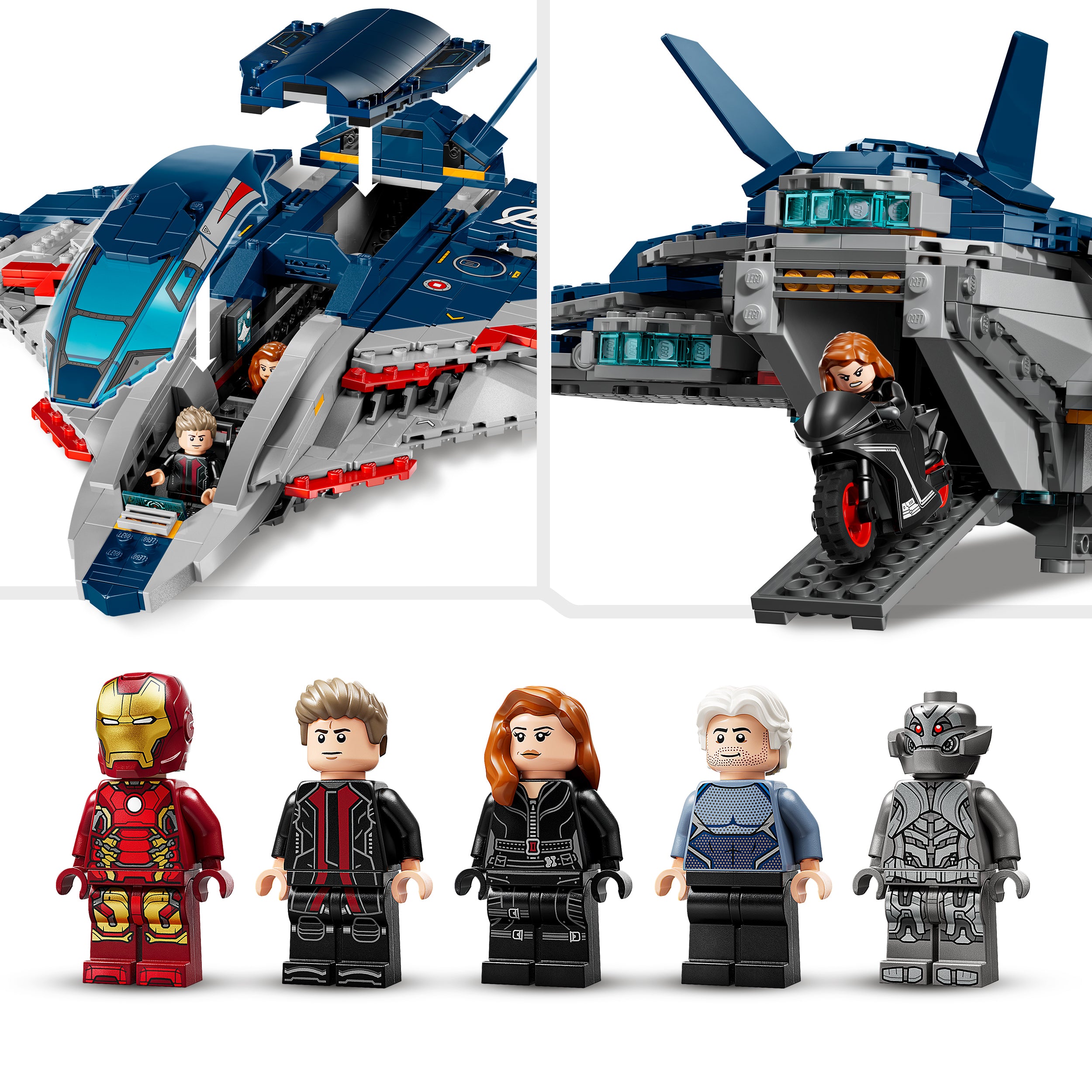 LEGO Marvel  Avengers: Age of Ultron Quinjet 76325 - Bild 6