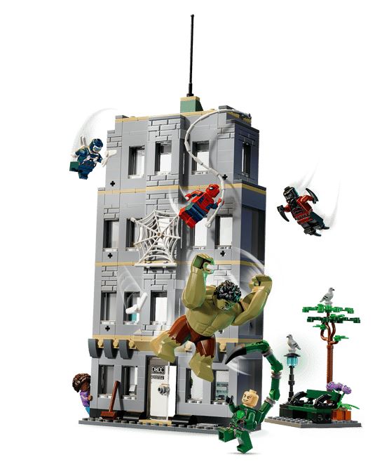 LEGO® Marvel Super Heroes™ 76350 Grosser Showdown: Spider-Man vs. Hulk - Bild 3