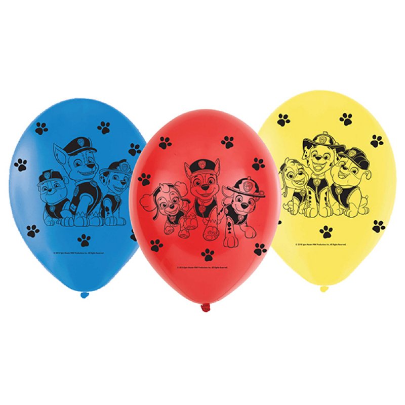 Paw Patrol 6 Ballone - Bild 1