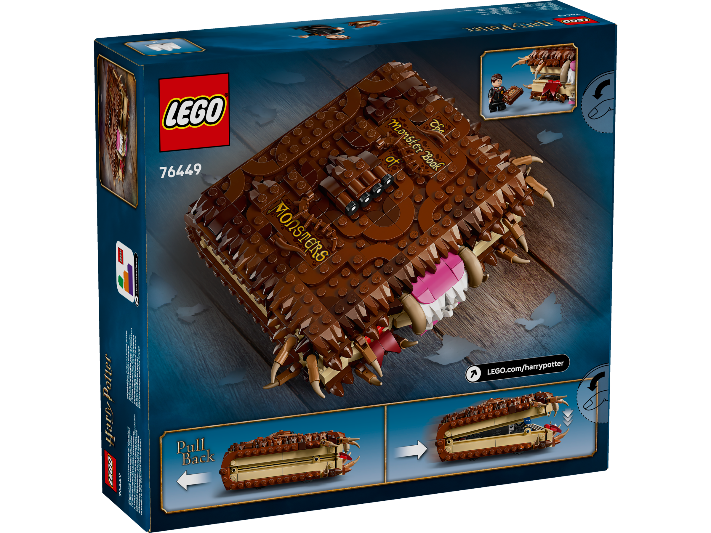 LEGO Harry Potter Beißendes Monsterbuch der Monster 76449 - Bild 8