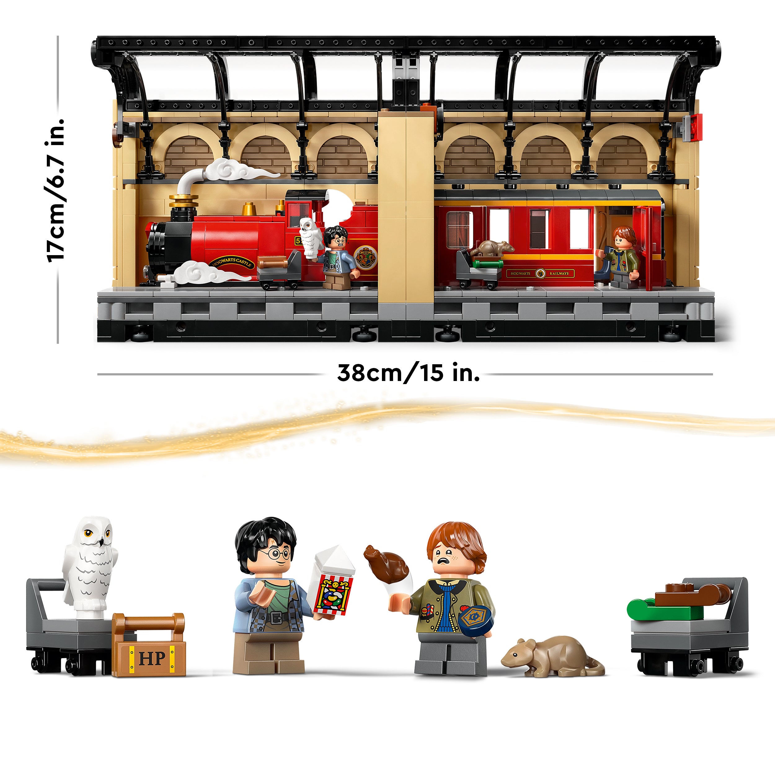 LEGO Harry Potter Buchstütze: Hogwarts™ Express 76450 - Bild 6