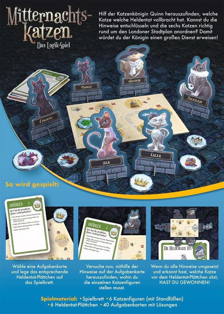 Mitternachtskatzen Das Logik-Spiel 076.483 - Bild 2