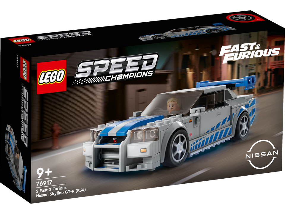LEGO Speed Champions 2 Fast 2 Furious – Nissan Skyline GT-R (R34) 76917