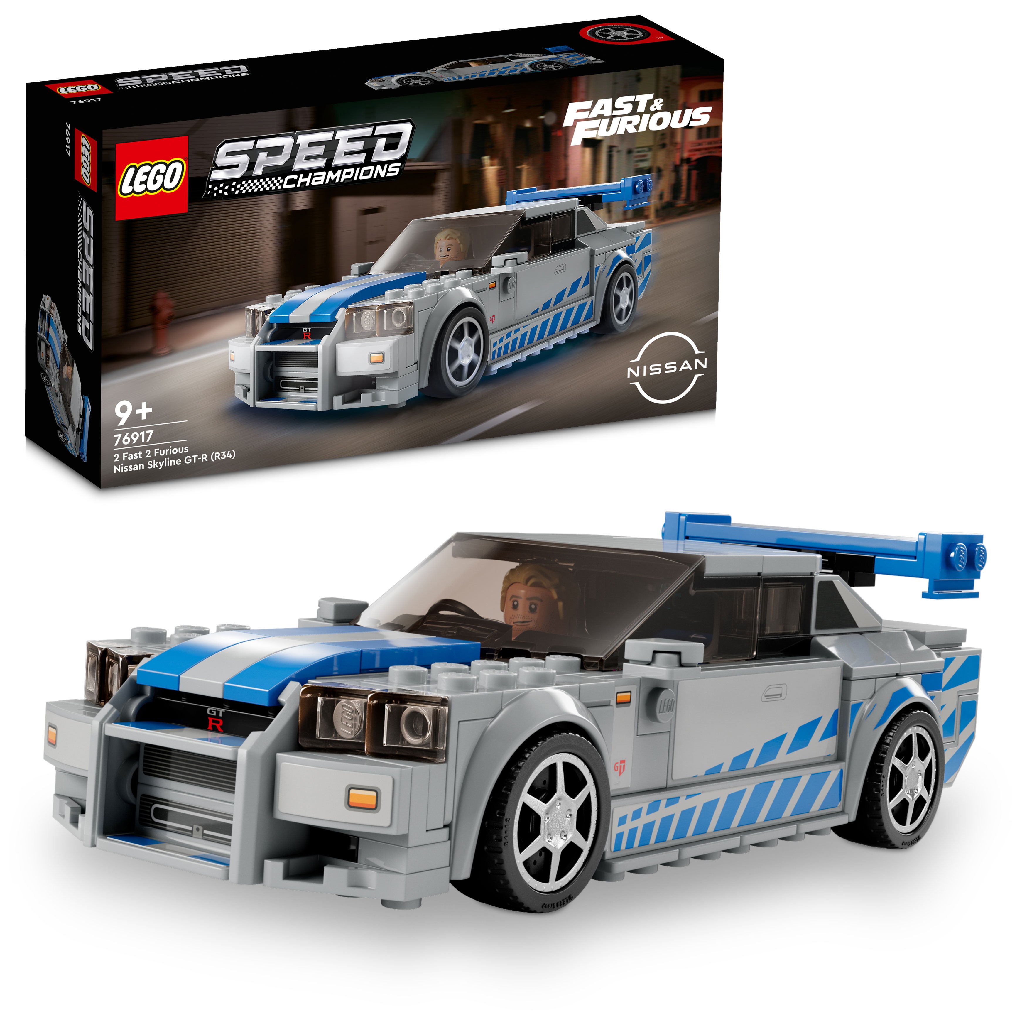 LEGO Speed Champions 2 Fast 2 Furious – Nissan Skyline GT-R (R34) 76917 - Bild 4