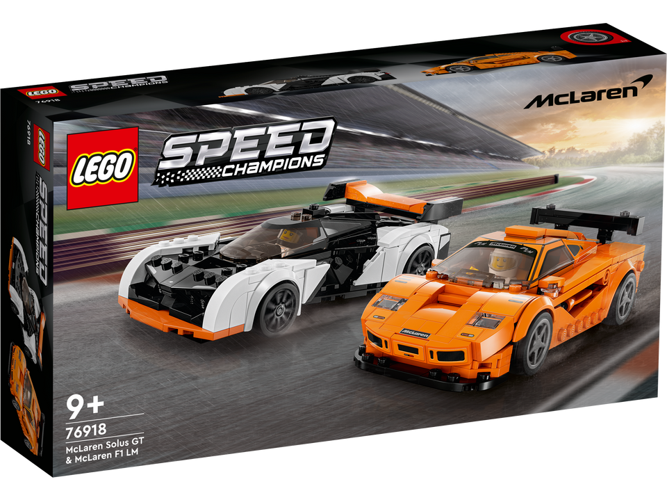 LEGO Speed Champions McLaren Solus GT & McLaren F1 LM 76918