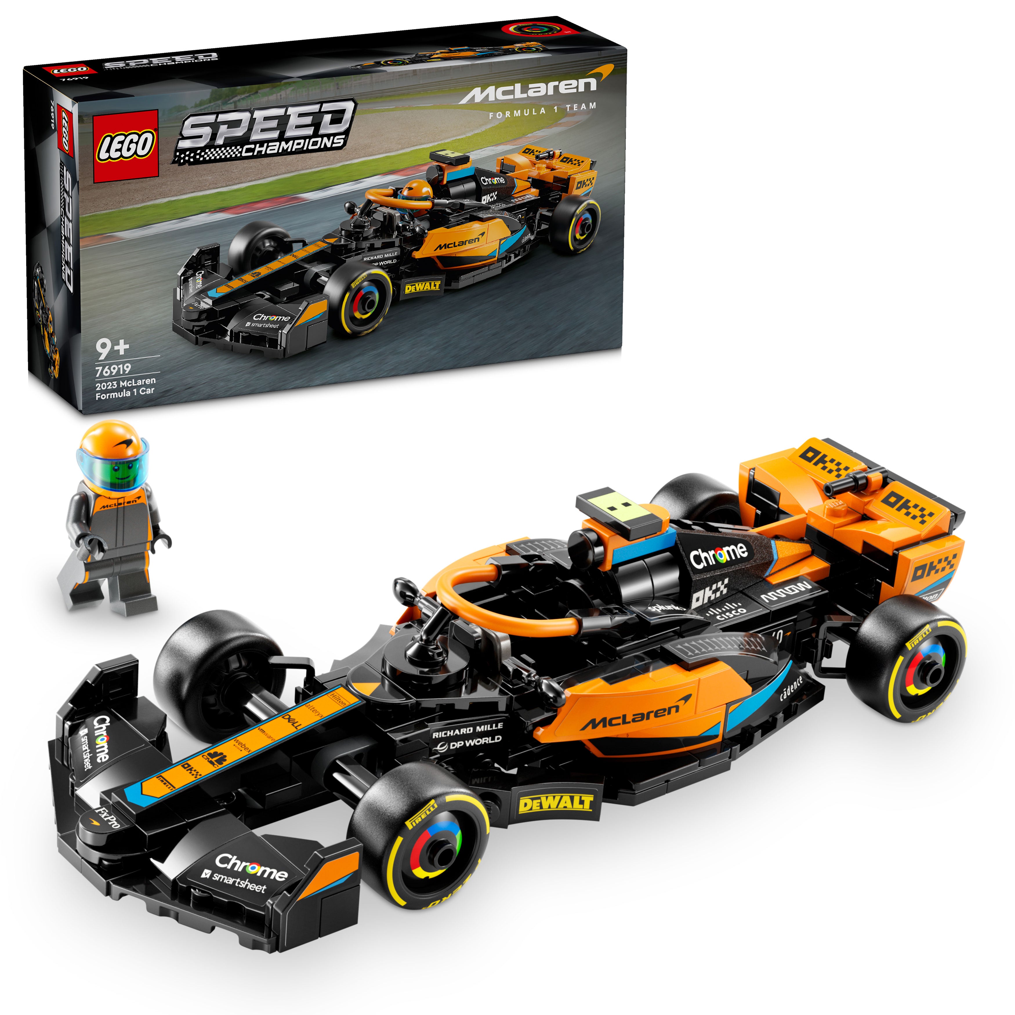 LEGO Speed Champions McLaren Formel-1 Rennwagen 76919 - Bild 3