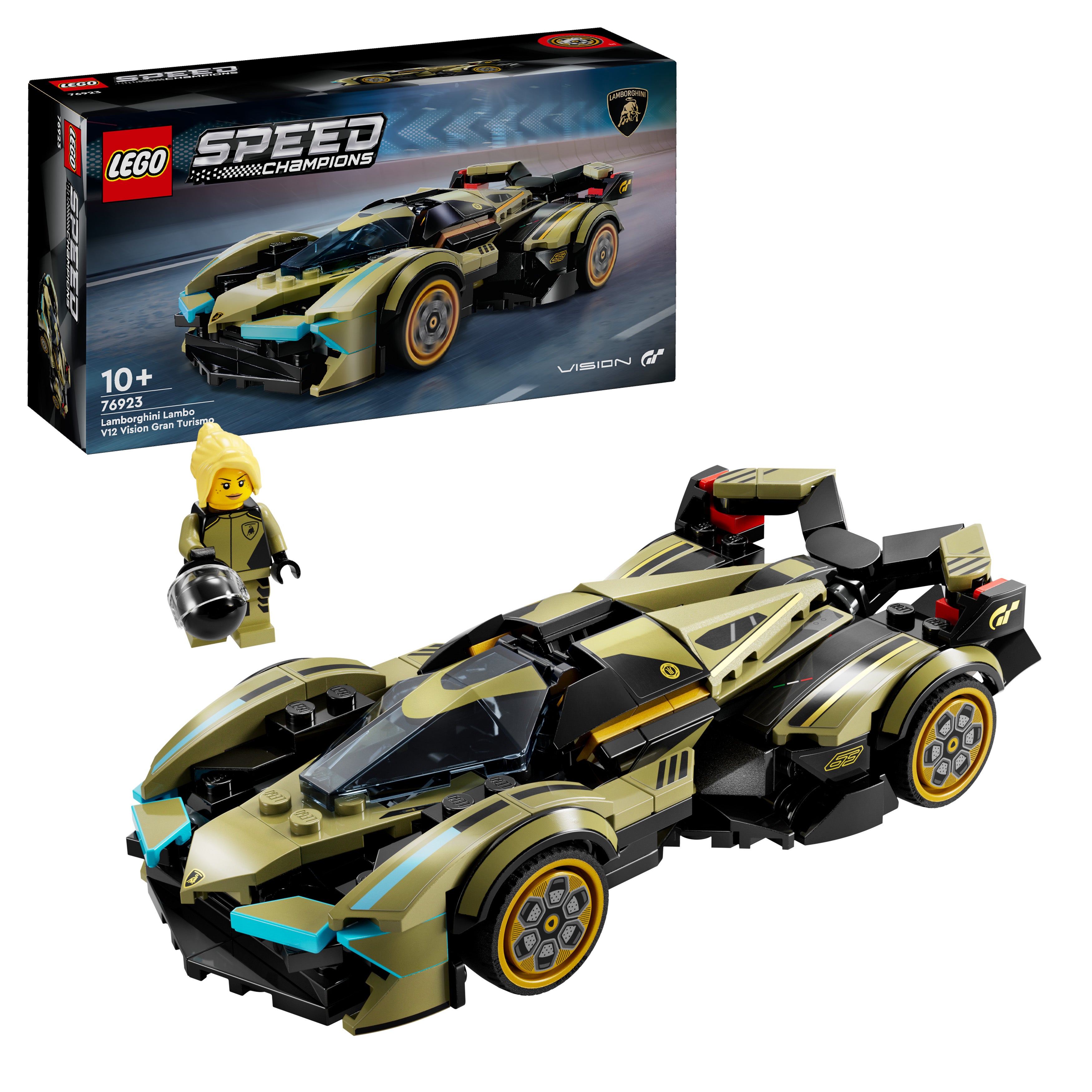 LEGO Speed Champions Lamborghini Lambo V12 Vision GT Supersportwagen 76923 - Bild 7