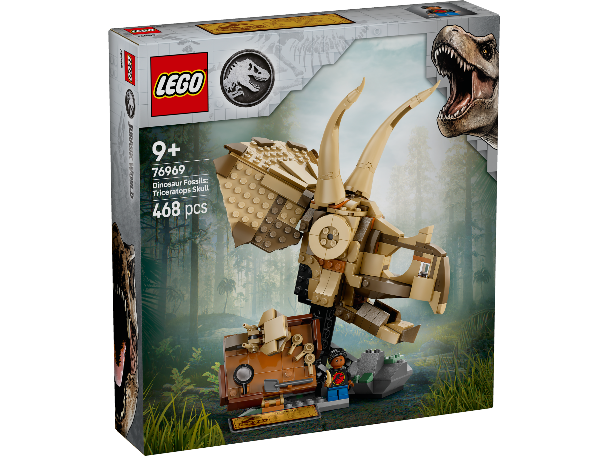 LEGO Jurassic World Dinosaurier-Fossilien: Triceratops-Schädel 76969 - Bild 1
