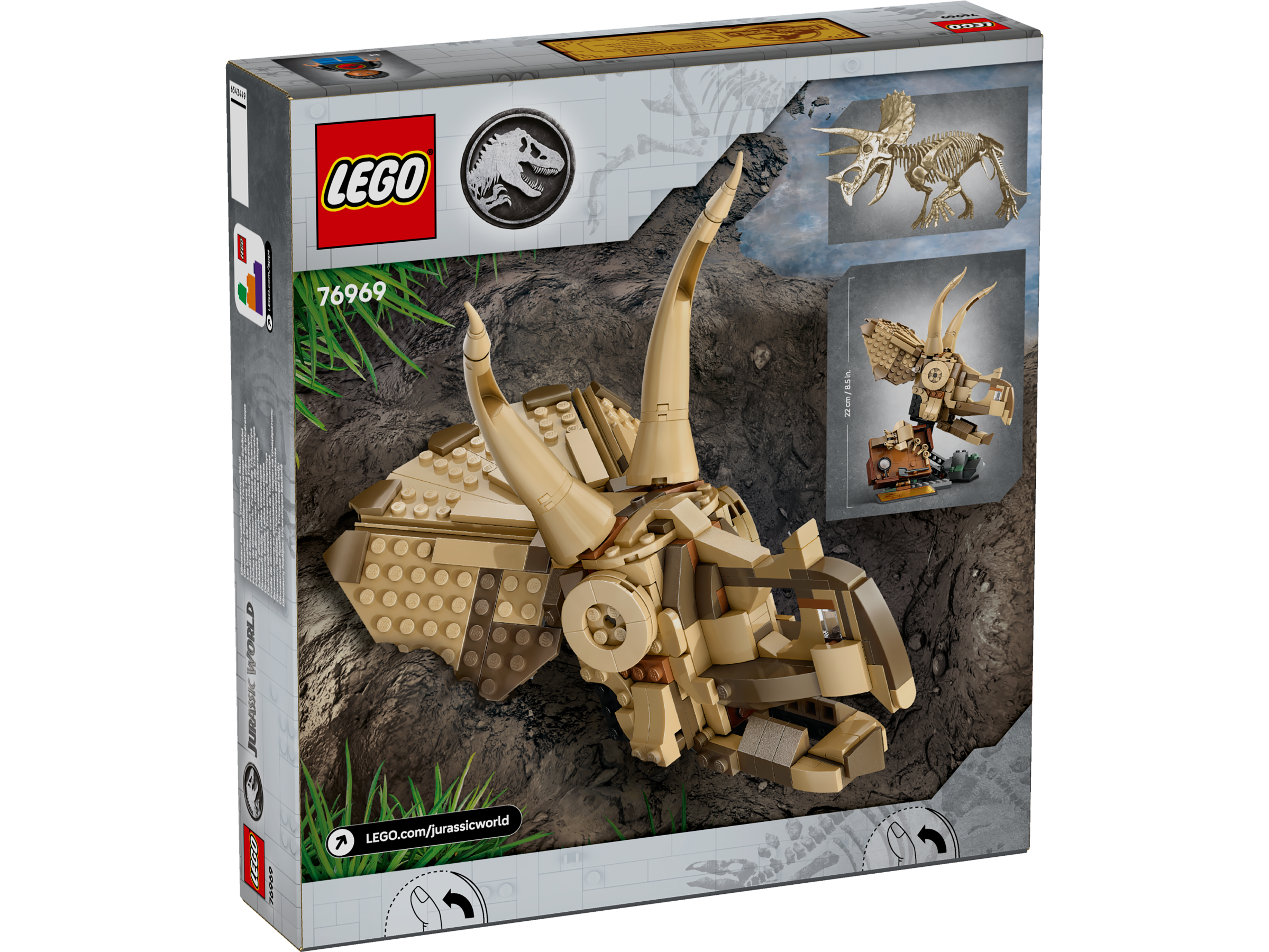 LEGO Jurassic World Dinosaurier-Fossilien: Triceratops-Schädel 76969 - Bild 9