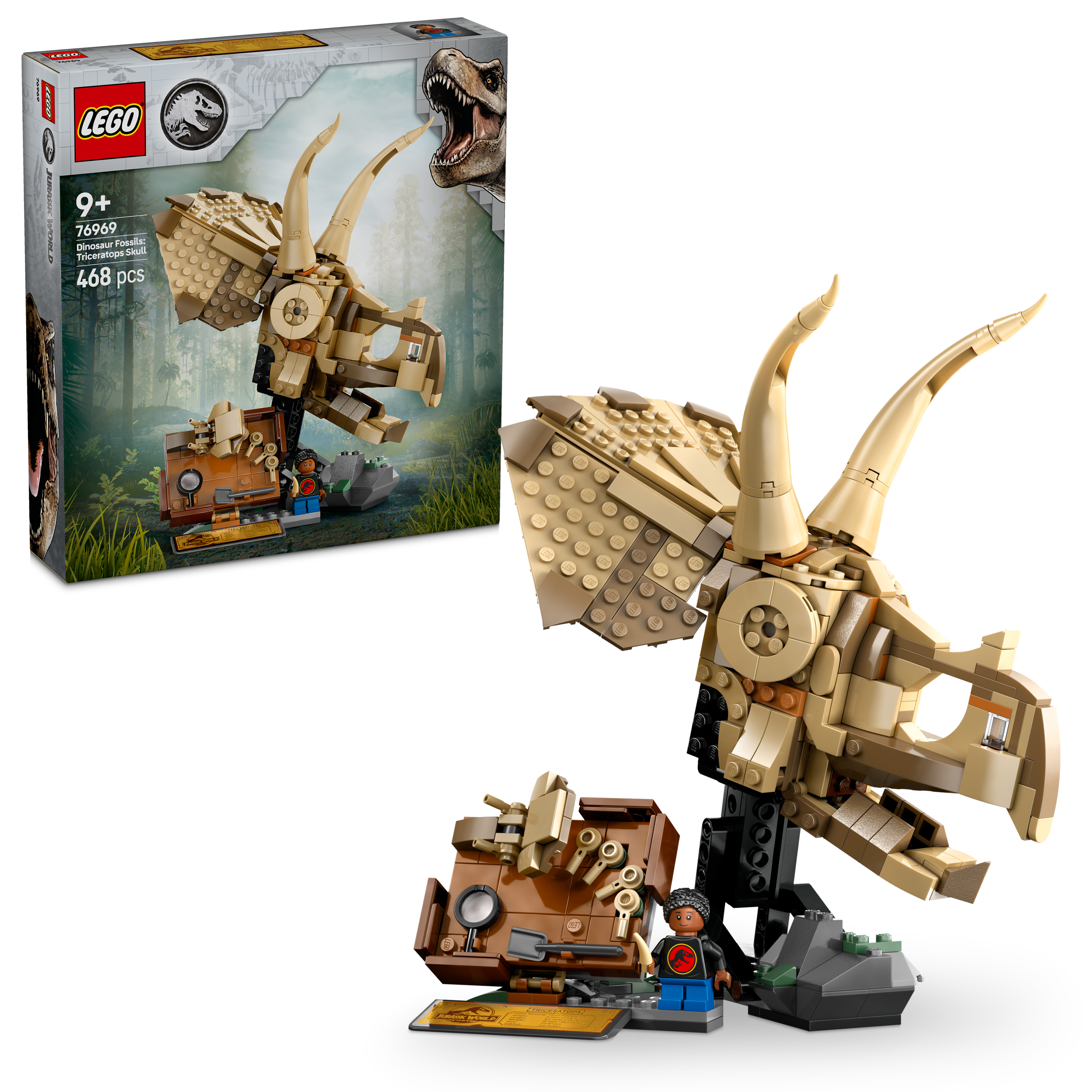 LEGO Jurassic World Dinosaurier-Fossilien: Triceratops-Schädel 76969 - Bild 8