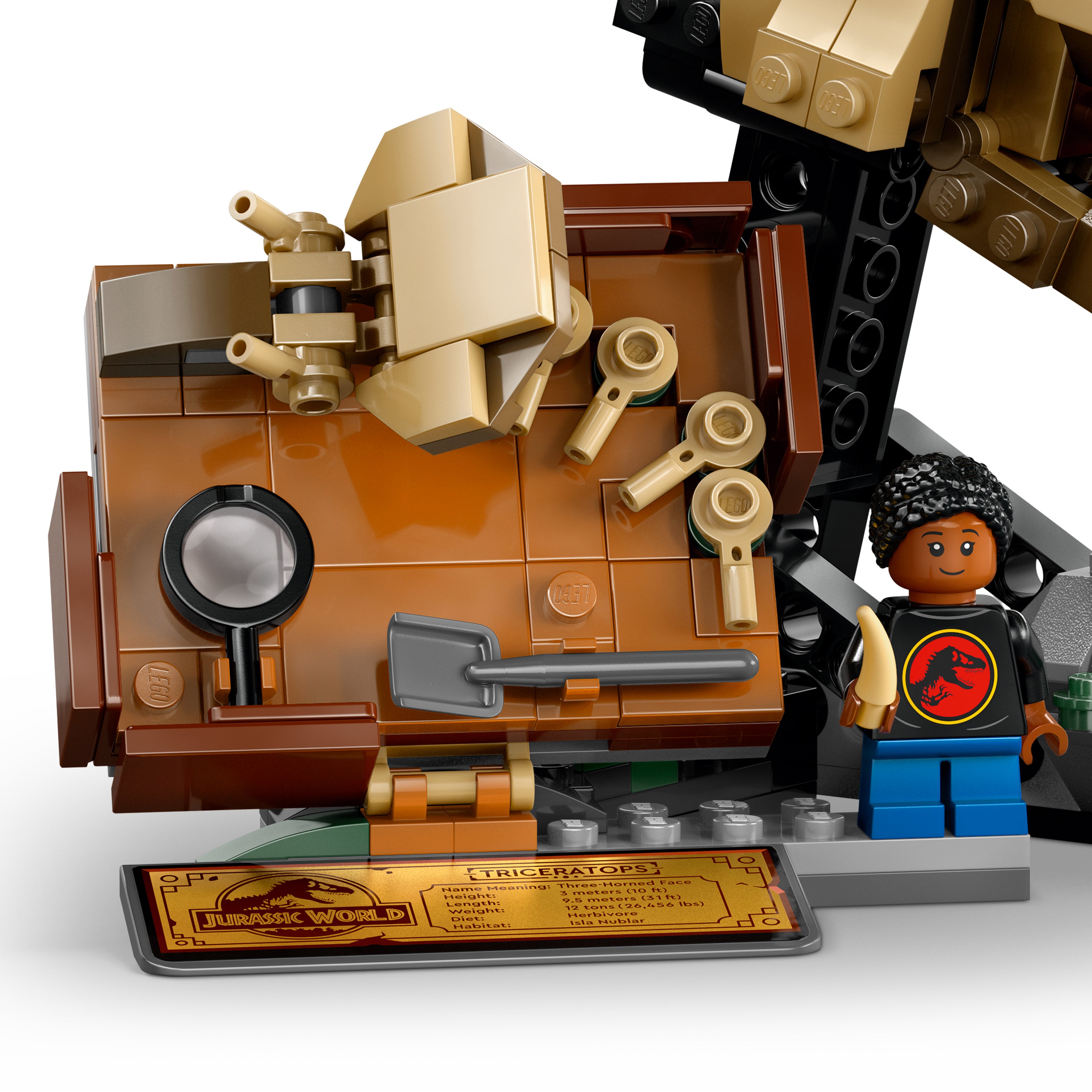 LEGO Jurassic World Dinosaurier-Fossilien: Triceratops-Schädel 76969 - Bild 5