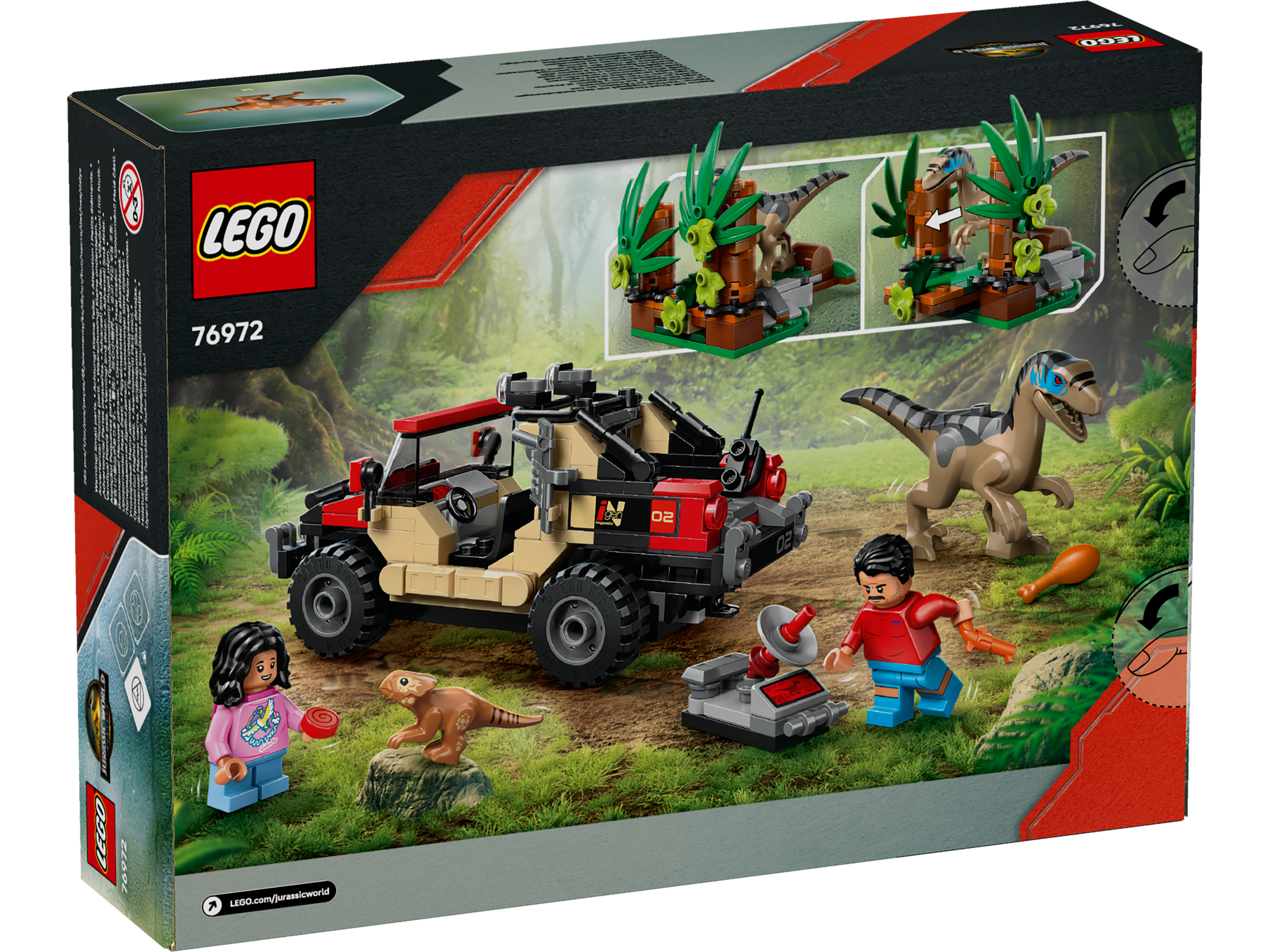 LEGO Jurassic World Raptor: Verfolgungsjagd mit dem Geländewagen 76972 - Bild 7