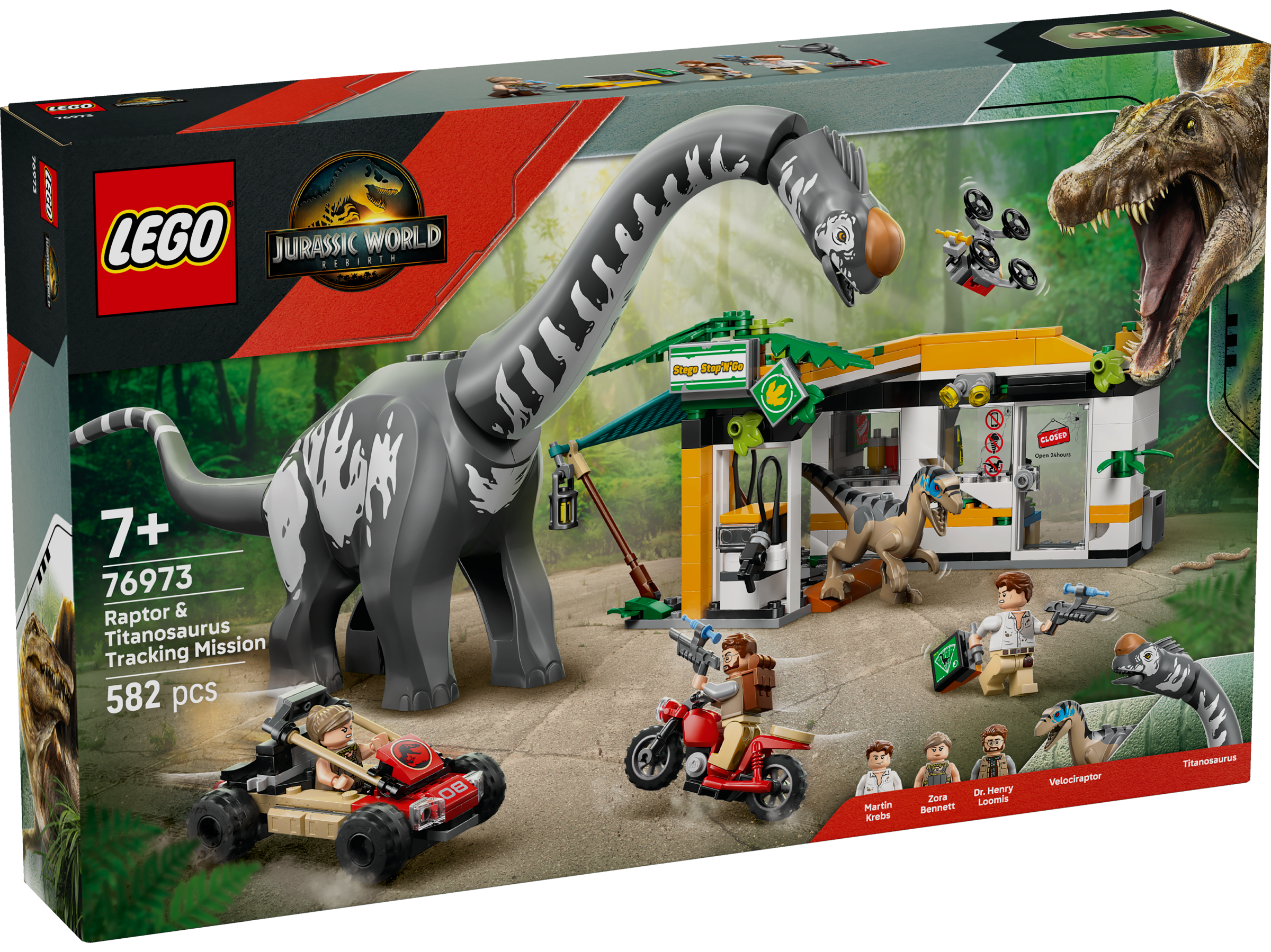 LEGO Jurassic Raptor & Titanosaurus: Grosse Fährtensuche 76973 - Bild 1