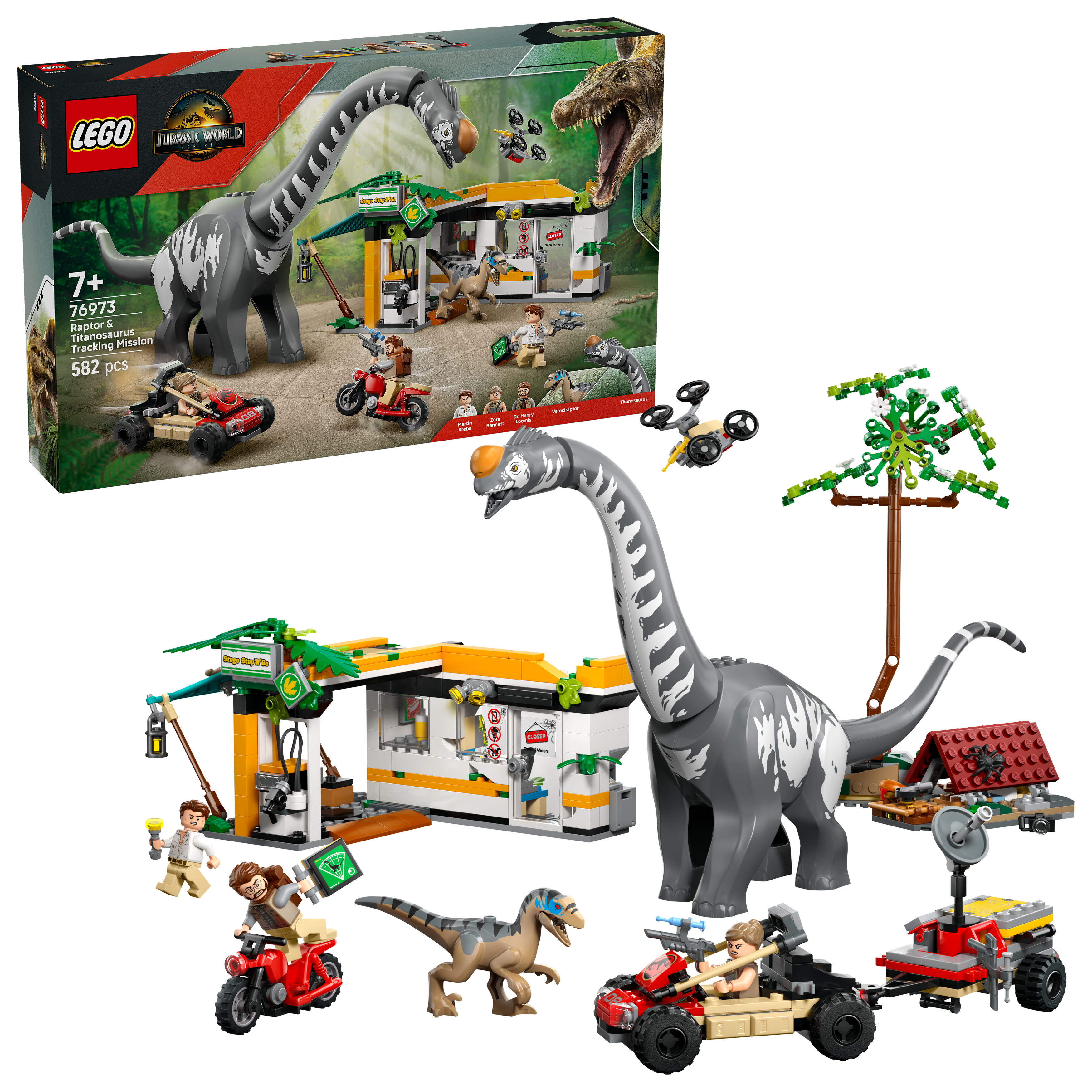 LEGO Jurassic Raptor & Titanosaurus: Grosse Fährtensuche 76973 - Bild 9
