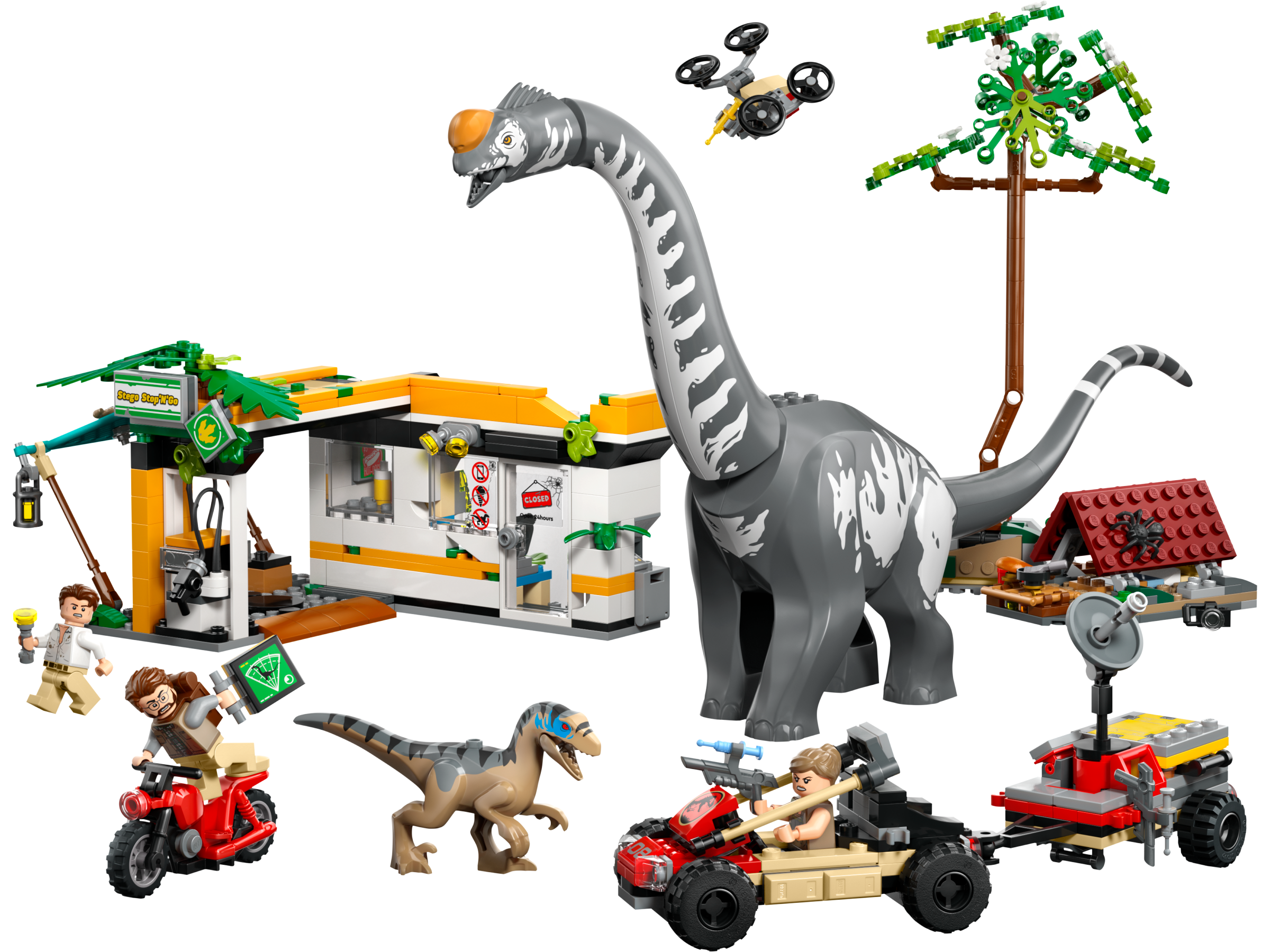 LEGO Jurassic Raptor & Titanosaurus: Grosse Fährtensuche 76973 - Bild 2
