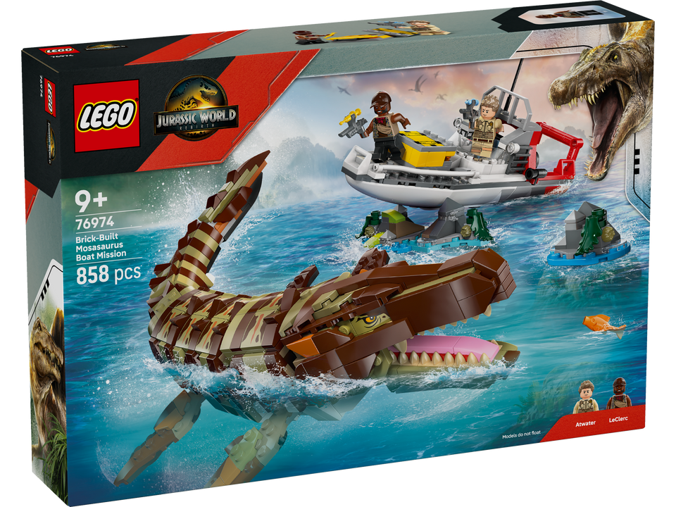 LEGO Jurassic  Mosasaurier: Die Bootmission 76974