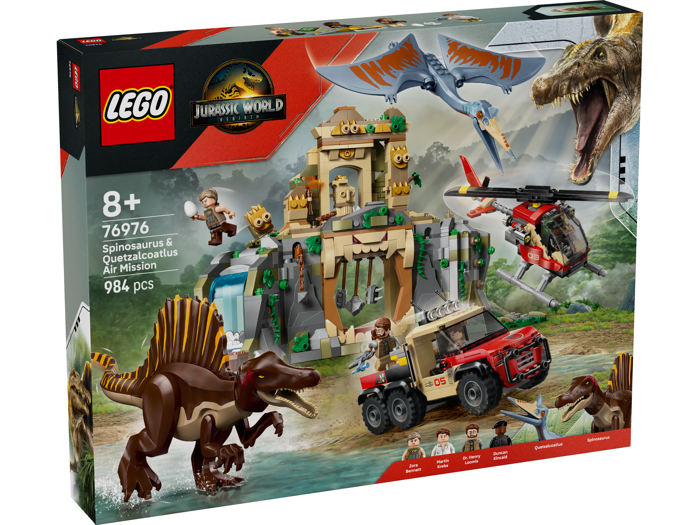 LEGO Jurassic World Spinosaurier & Quetzalcoatlus: Hubschrauber-Einsatz 76976 - Bild 1