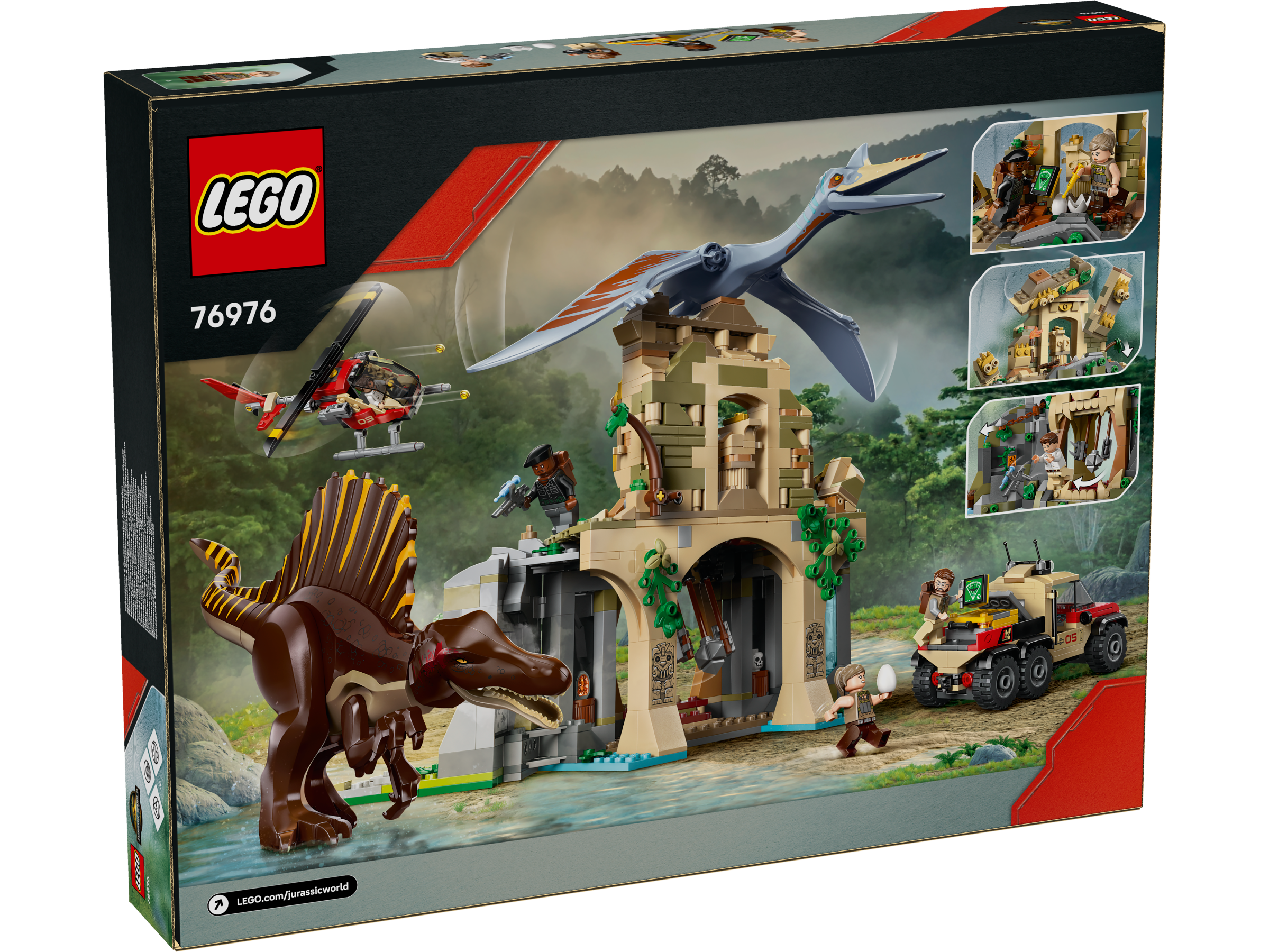 LEGO Jurassic World Spinosaurier & Quetzalcoatlus: Hubschrauber-Einsatz 76976 - Bild 12