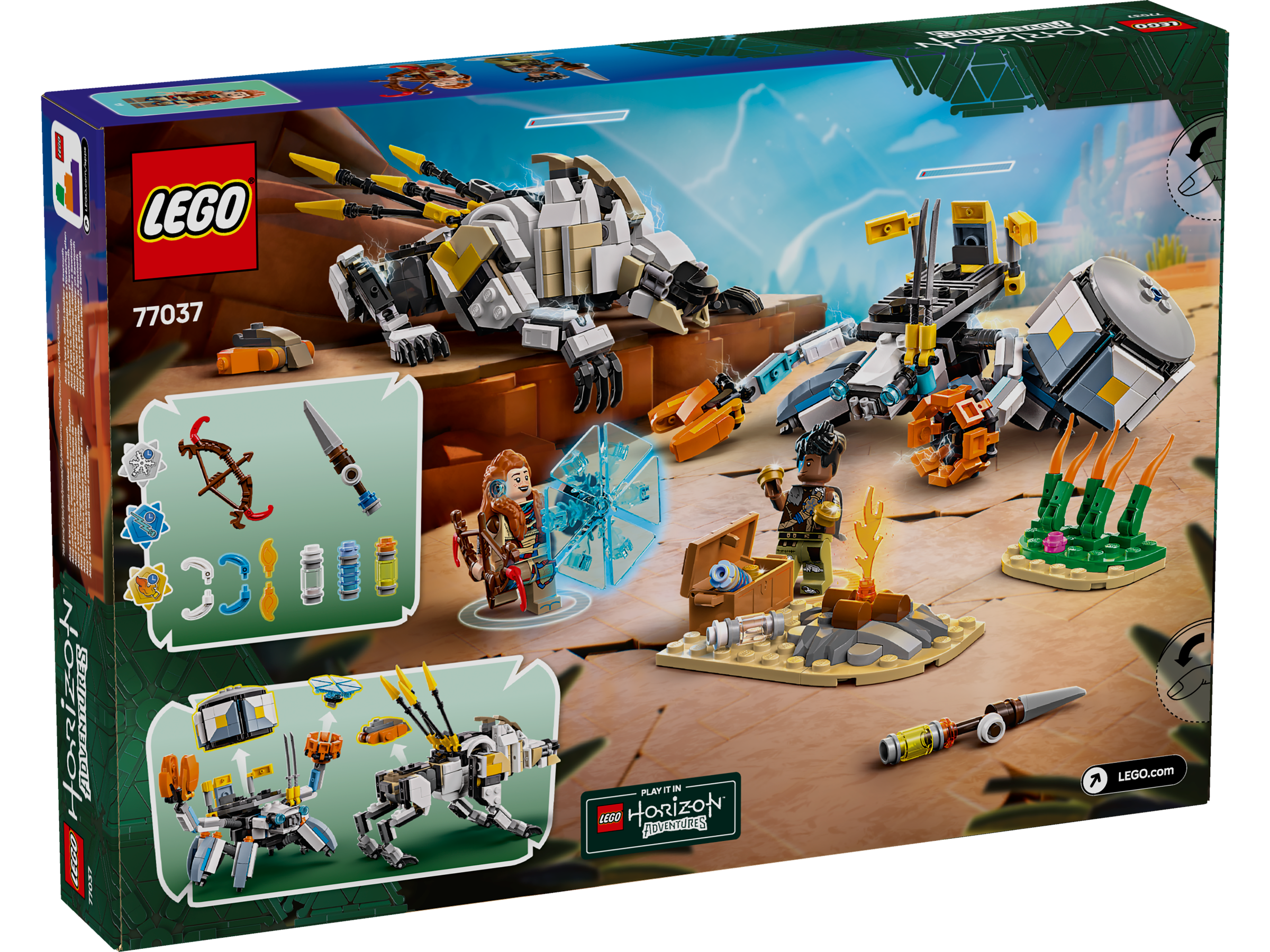 LEGO Horizon Aloy und Varl vs. Panzerwanderer und Sägezahn 77037 - Bild 8
