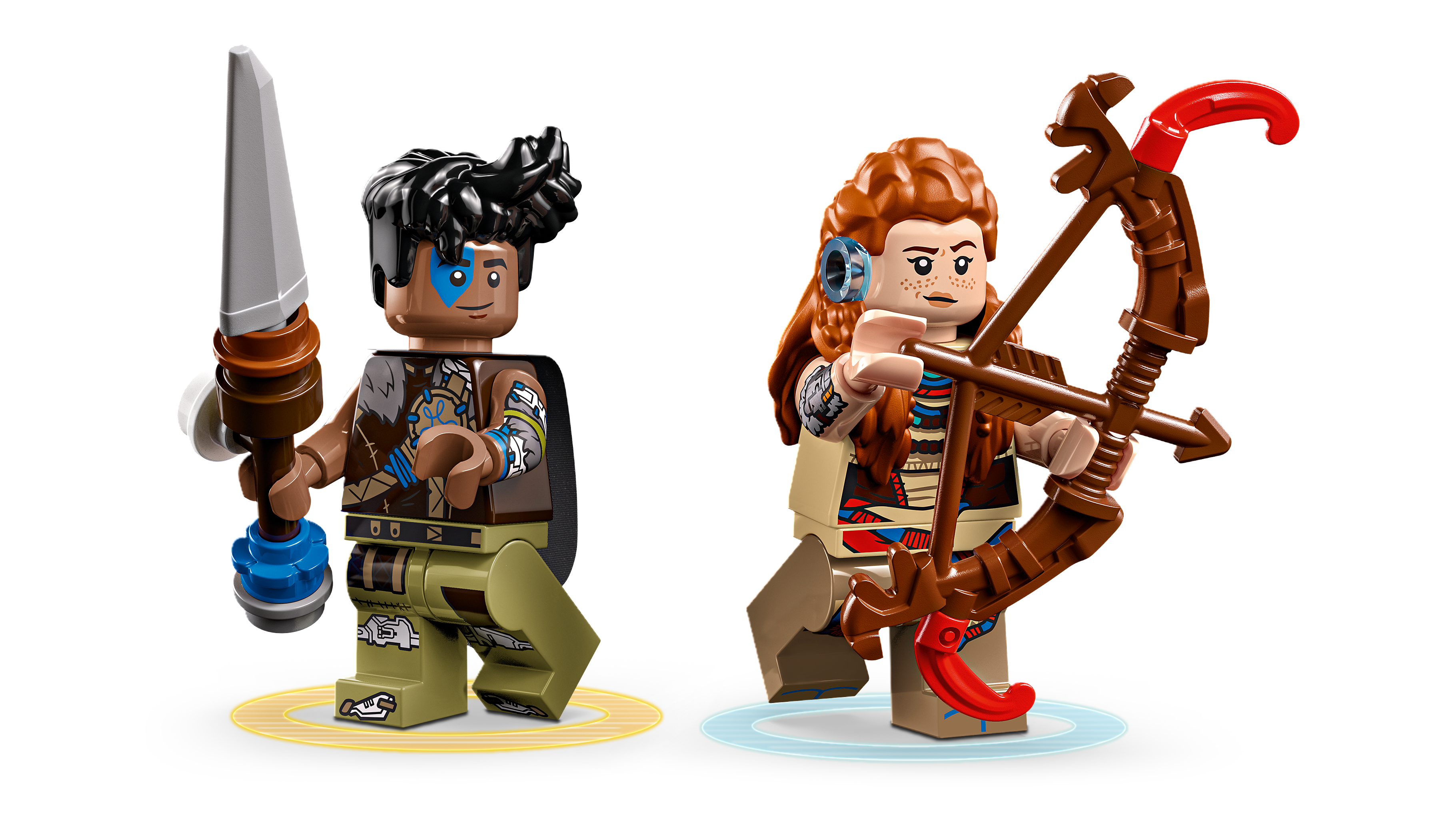 LEGO Horizon Aloy und Varl vs. Panzerwanderer und Sägezahn 77037 - Bild 4