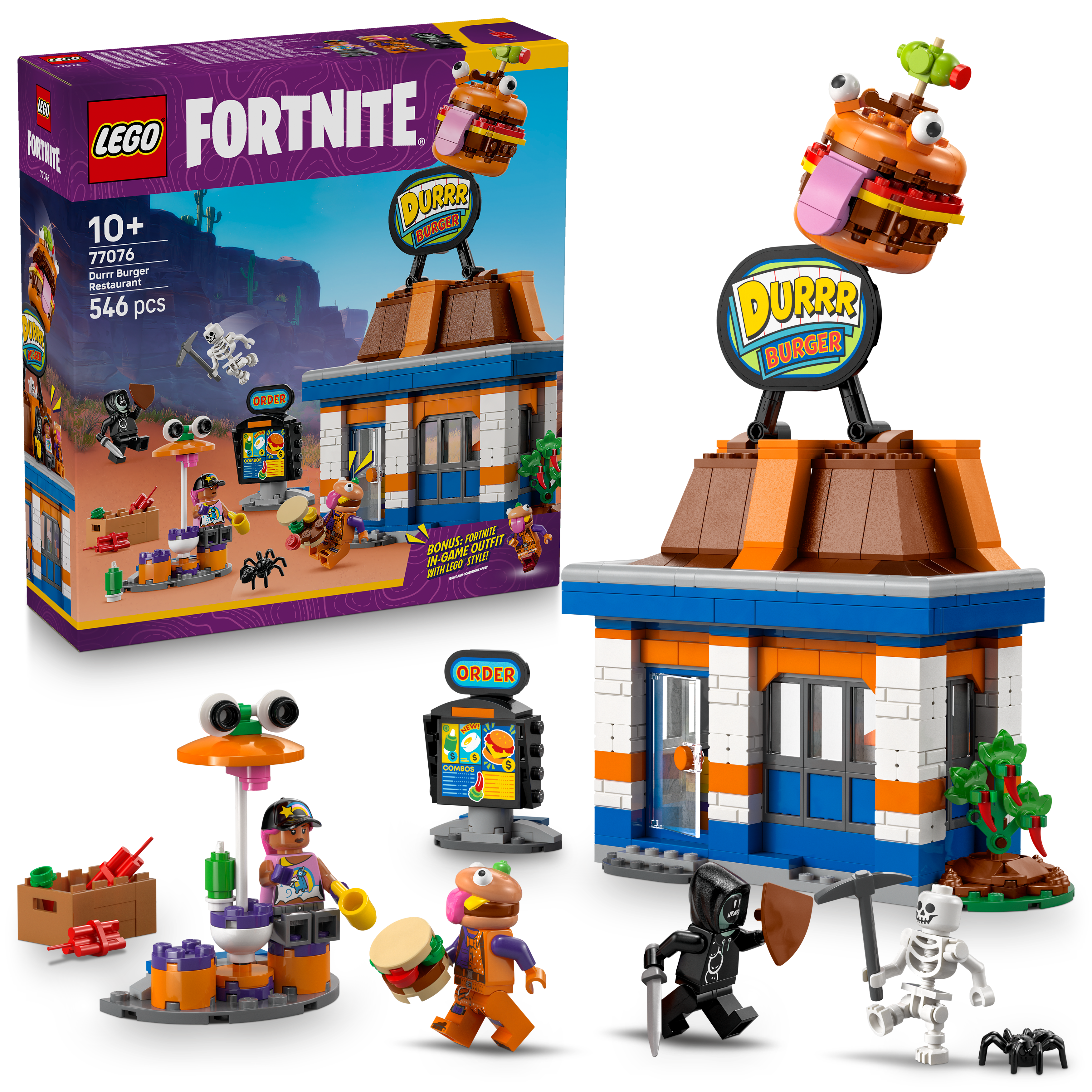 LEGO FORTNITE  77076 Durrr Burger Restaurant - Bild 8