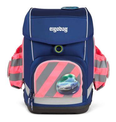 Ergobag Fluo Zip Set mit Reflektor und Seitentaschen pink - Bild 2