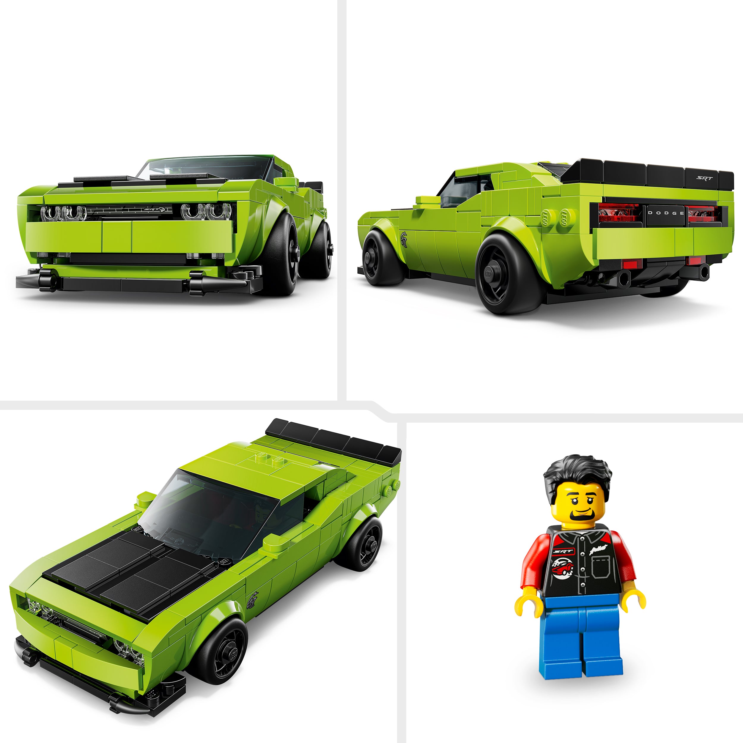 LEGO Speed Champions Dodge Challenger SRT Hellcat Sportwagen 77237 - Bild 6