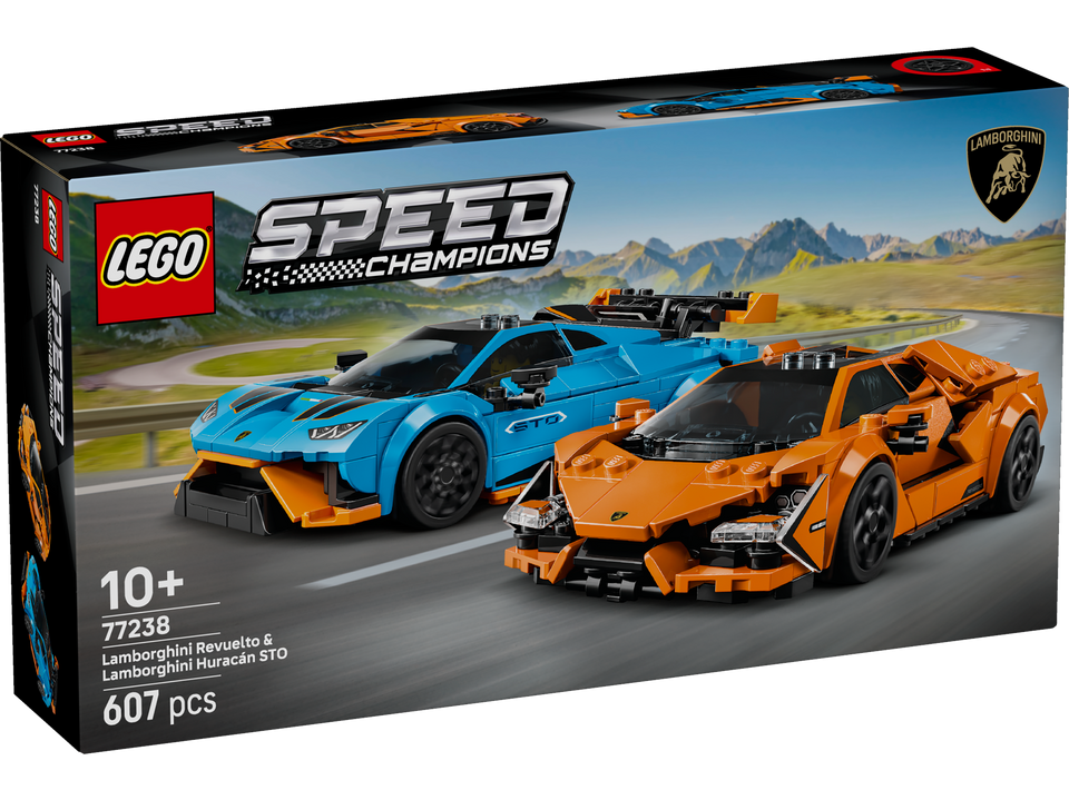 LEGO Speed Champions Lamborghini Revuelto und Huracán STO 77238