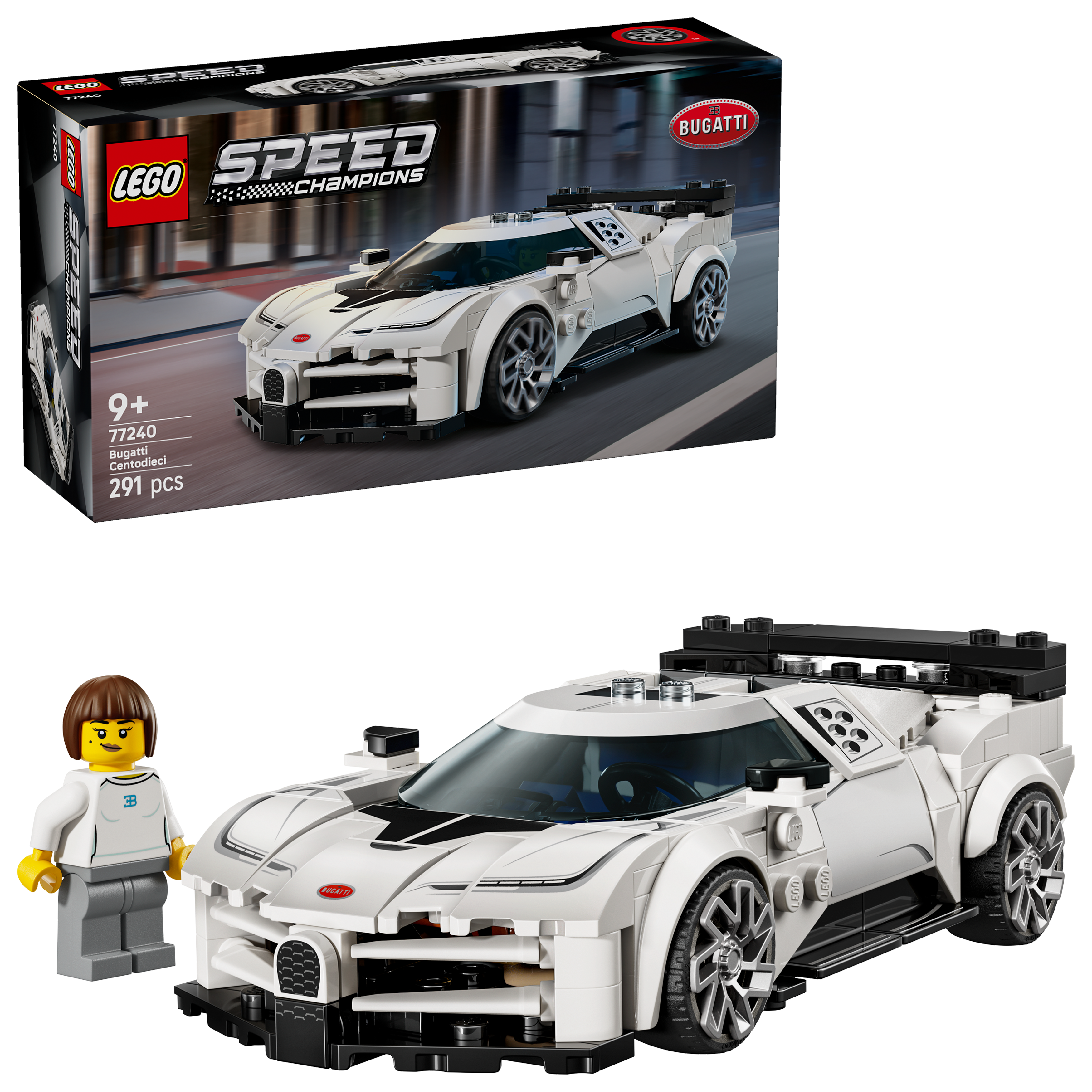 LEGO Speed Champions  Bugatti Centodieci Hypersportwagen 77240 - Bild 6