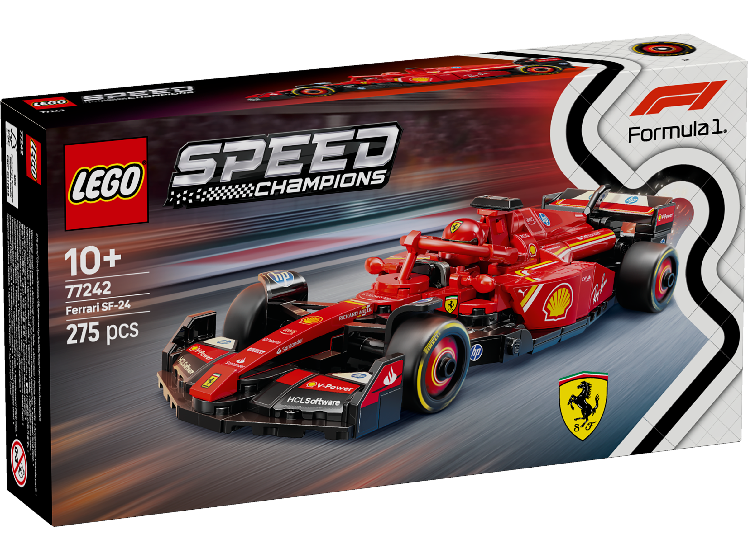 LEGO Speed Champions Ferrari SF - 24 F1® Rennauto 77242 - Bild 1