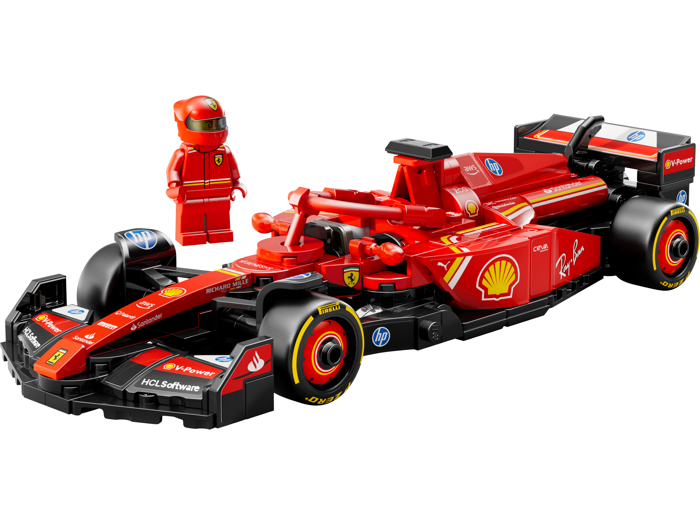 LEGO Speed Champions Ferrari SF - 24 F1® Rennauto 77242 - Bild 2
