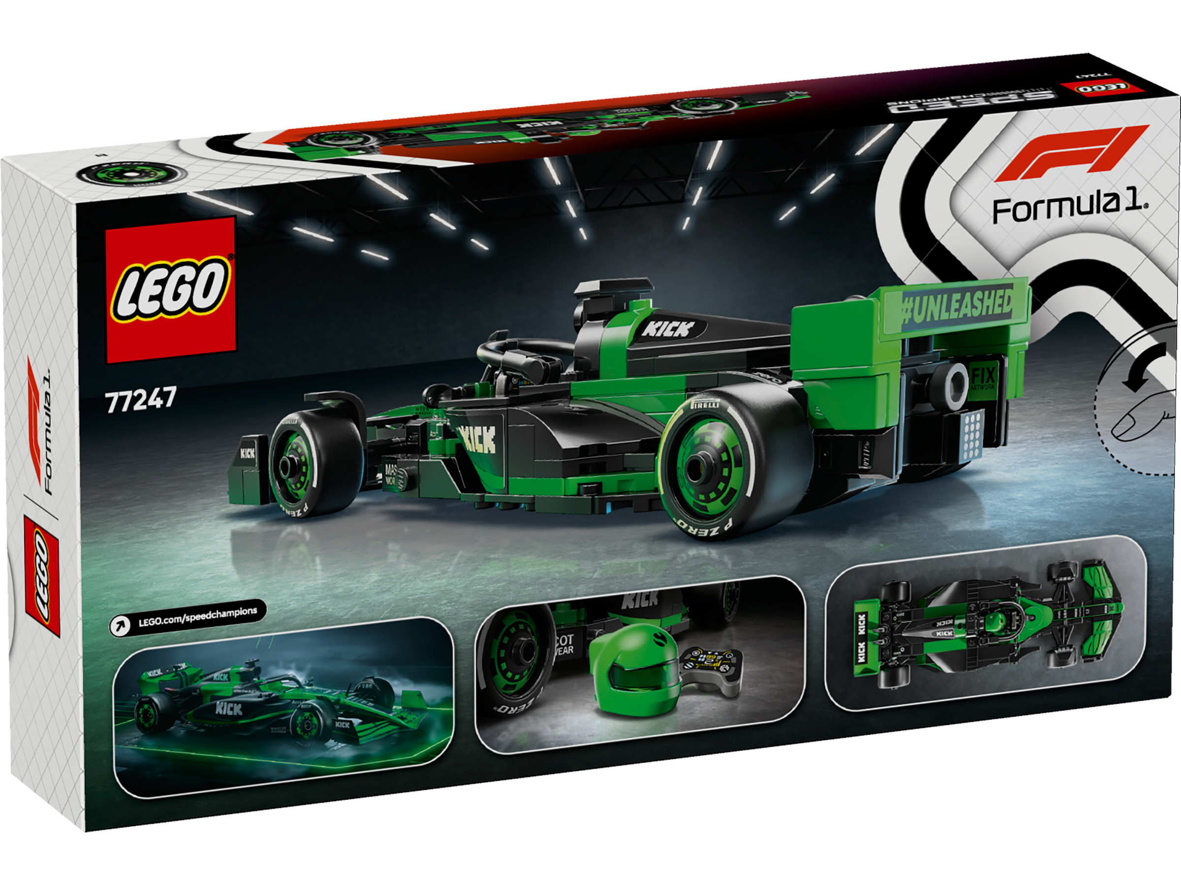LEGO Speed Champions KICK Sauber F1® Team C44 Rennauto 77247 - Bild 9