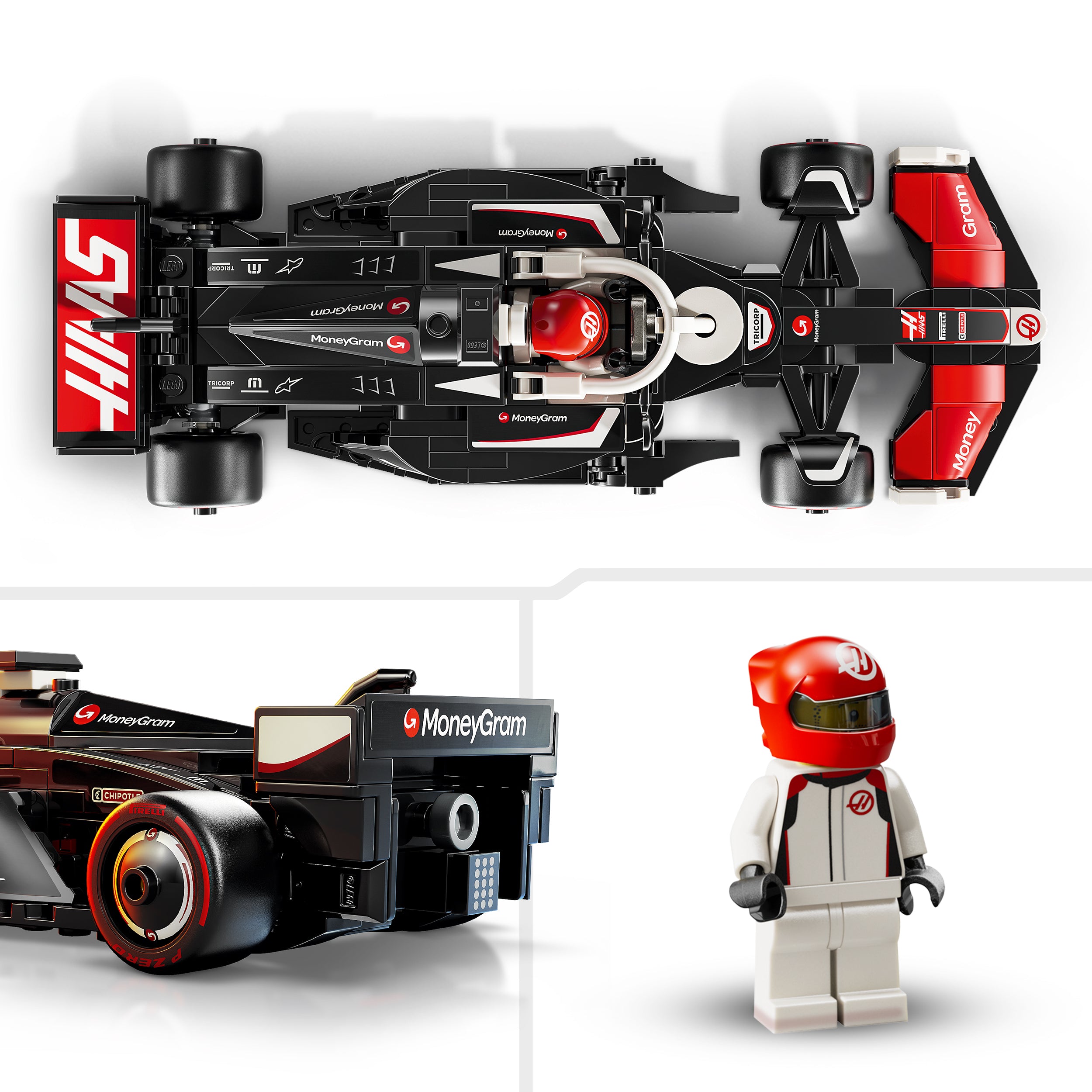 LEGO Speed Champions  MoneyGram Haas F1® Team VF-24 77250 - Bild 7