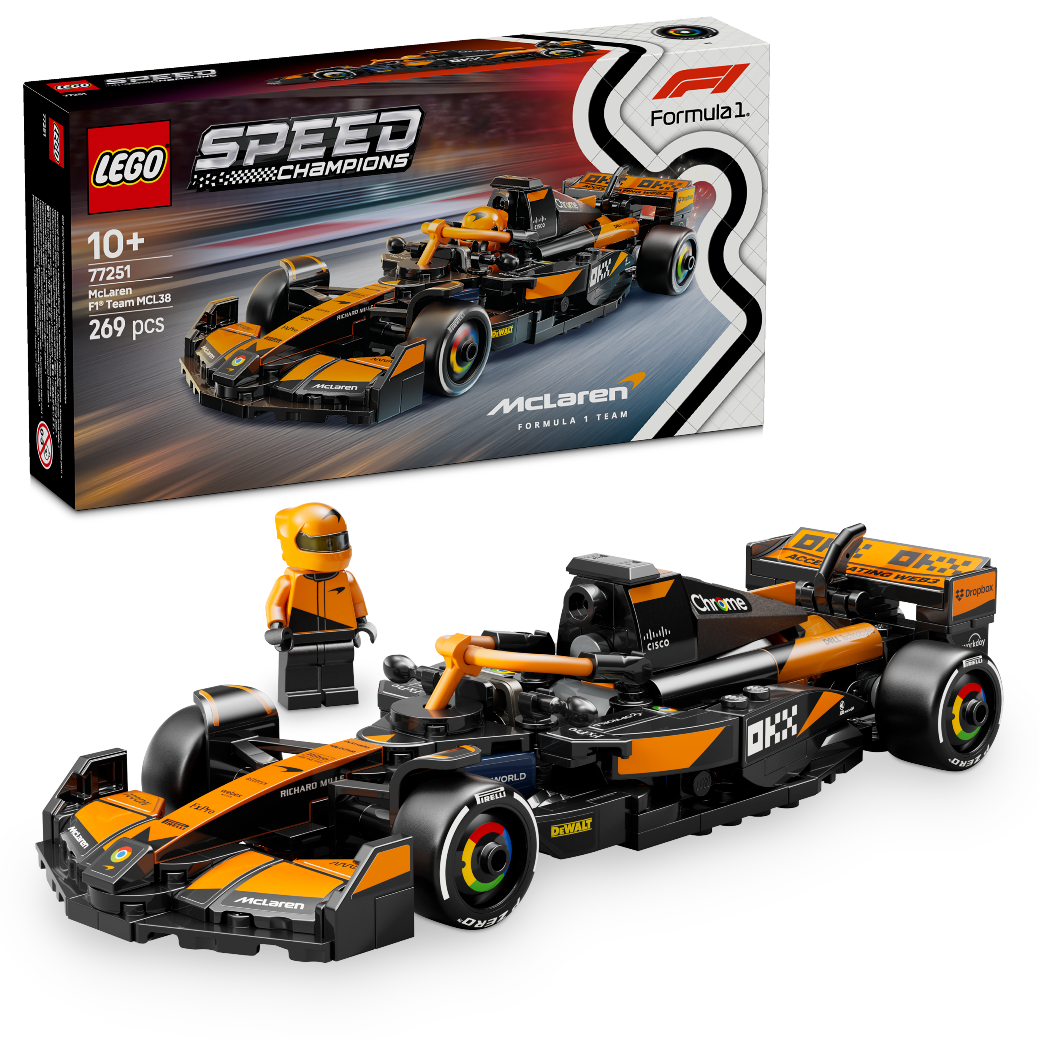 LEGO Speed Champions McLaren F1® Team MCL38 Rennauto 77251 - Bild 9