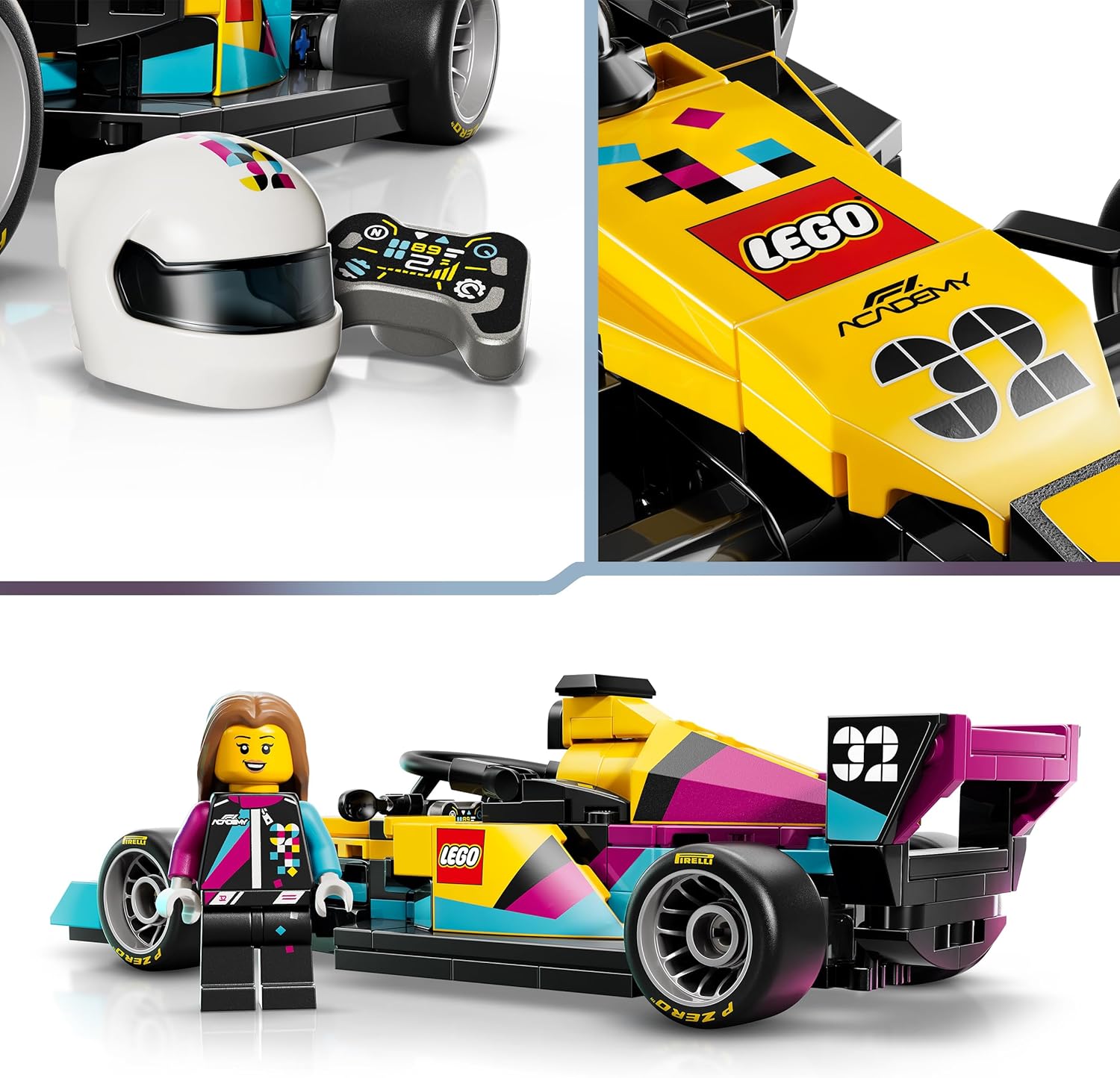 LEGO® Speed Champions 77258 F1 ACADEMY Rennwagen - Bild 3
