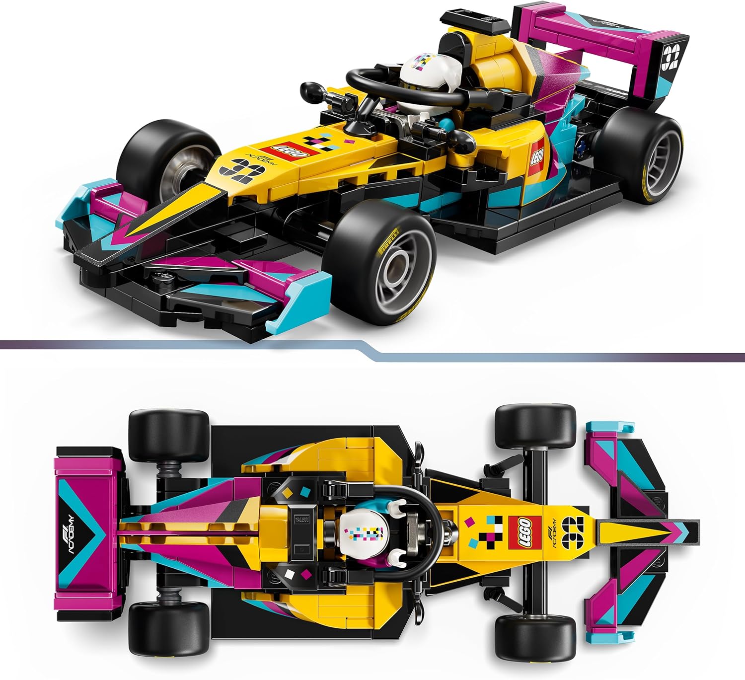 LEGO® Speed Champions 77258 F1 ACADEMY Rennwagen - Bild 4