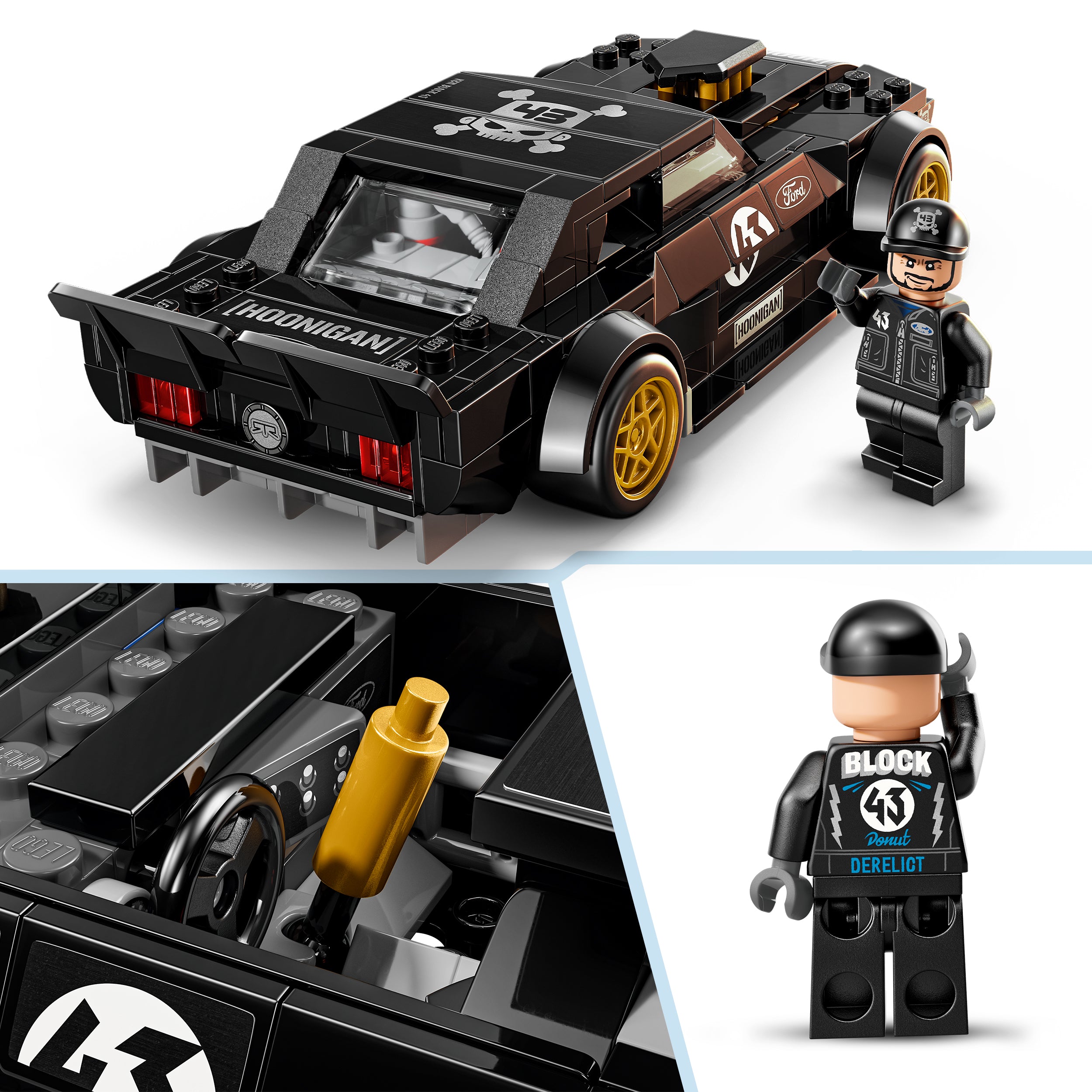 LEGO® Speed Champions 77262 Ken Blocks 1965 Ford Mustang Hoonicorn V1 - Bild 8