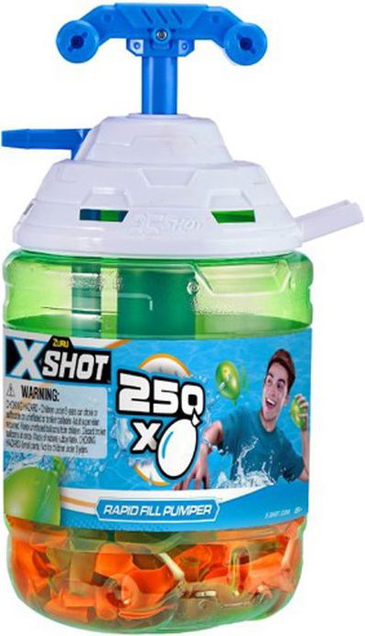 X - Shot Wasserbombenpumpe inkl. 250 Wasserbomben - Bild 1