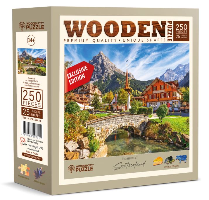 Puzzle Holz Kandersteg 250 Teile - Bild 1