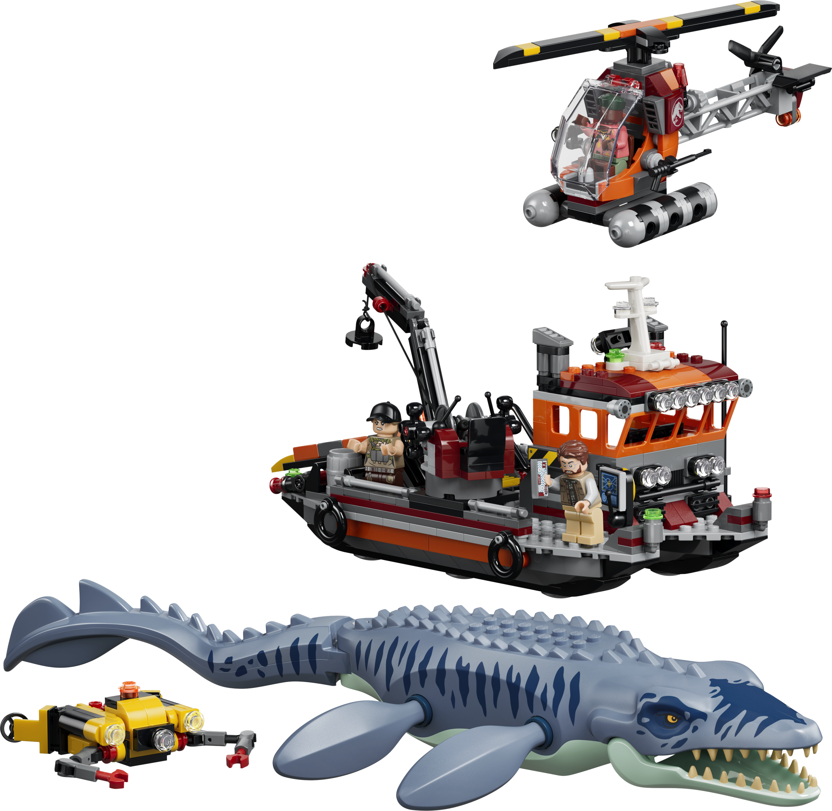 LEGO® Jurassic World 77983 Mosasaurier-Angriff auf das Boot - Bild 2