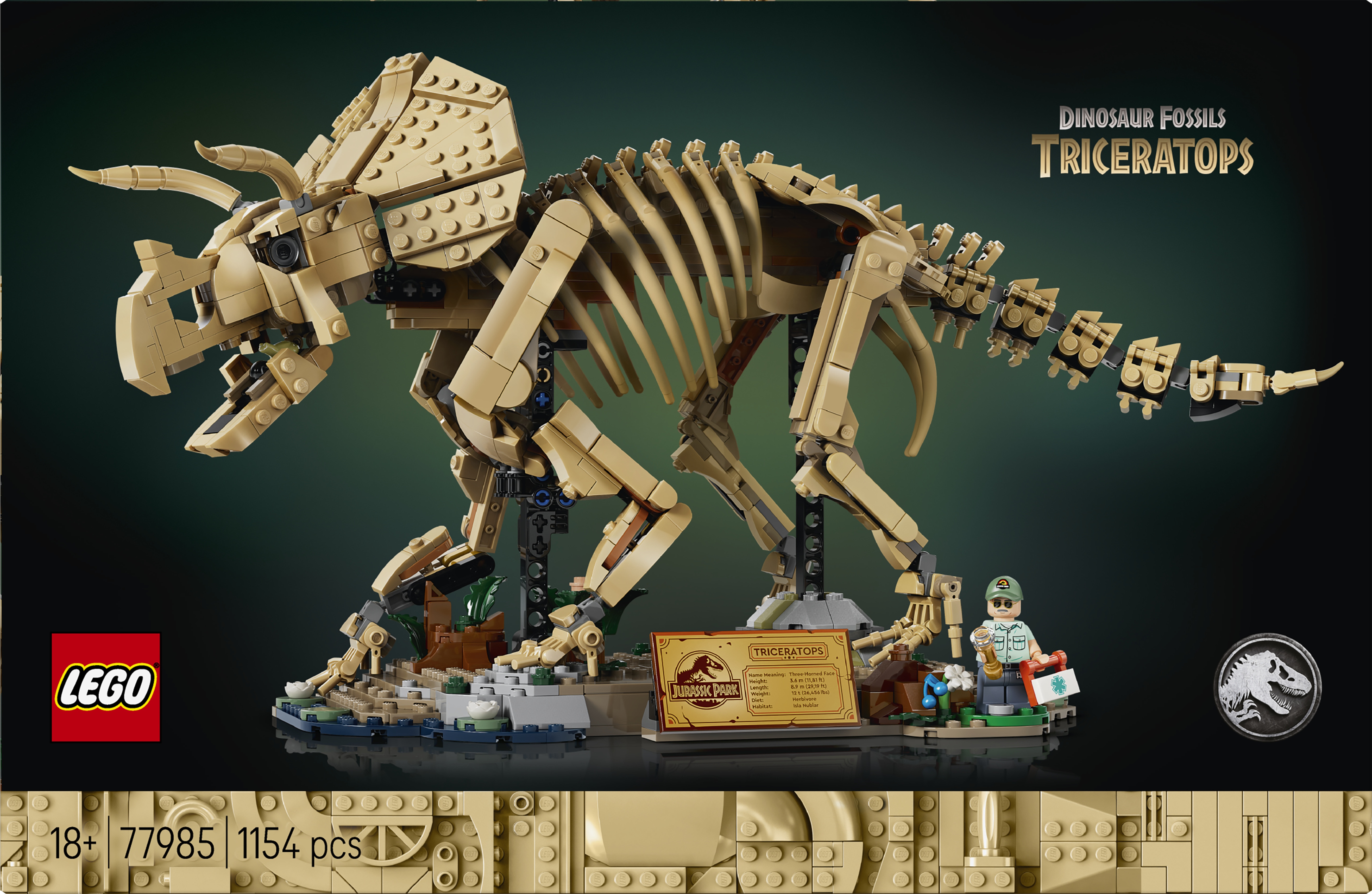 LEGO Jurassic World Dinosaurier-Fossilien: Triceratops 77985 - Bild 8